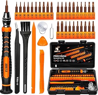 JOREST 38Pcs Small Precision Screwdriver Set with Torx T5, T6, Y00, Mini Repair Tool Kit for Macbook, Computer, Laptop, iPhone, PS4 PS5, Xbox, Switch, Eyeglasses, Watch, Ring Doorbell, Electronic, etc