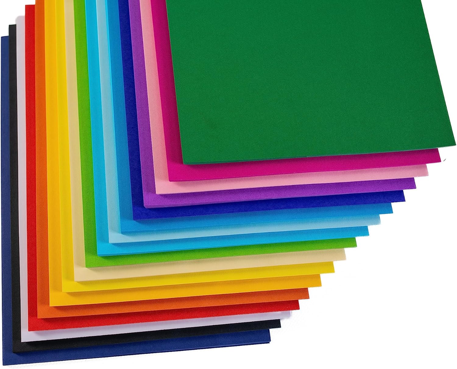 Hawksbill Coloured Paper A4 500 Pack 80GSM Origami Paper Vivid Multi-Coloured Bright &Pastel Colour Papers