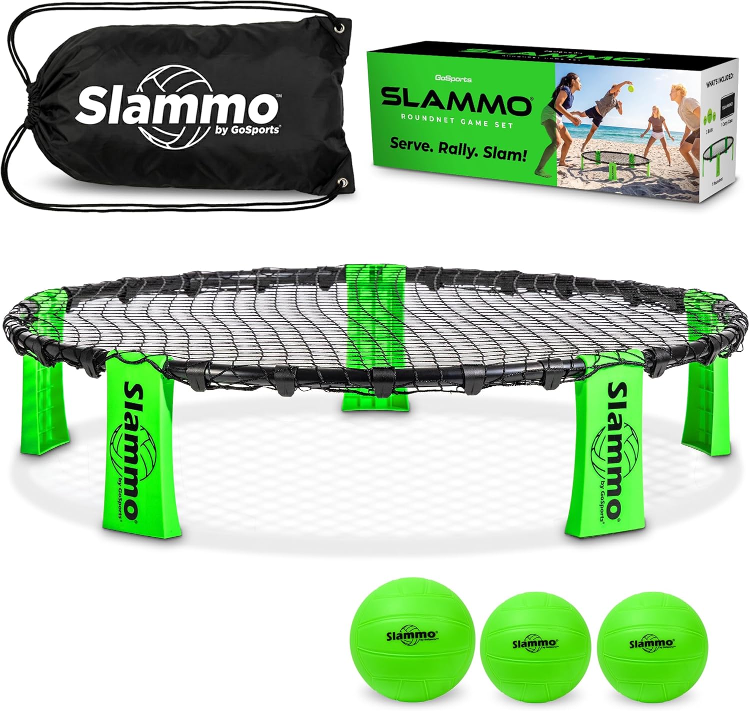 GoSports Slammo Game Set – Ultimate Lawn and Beach Game for Outdoor Fun