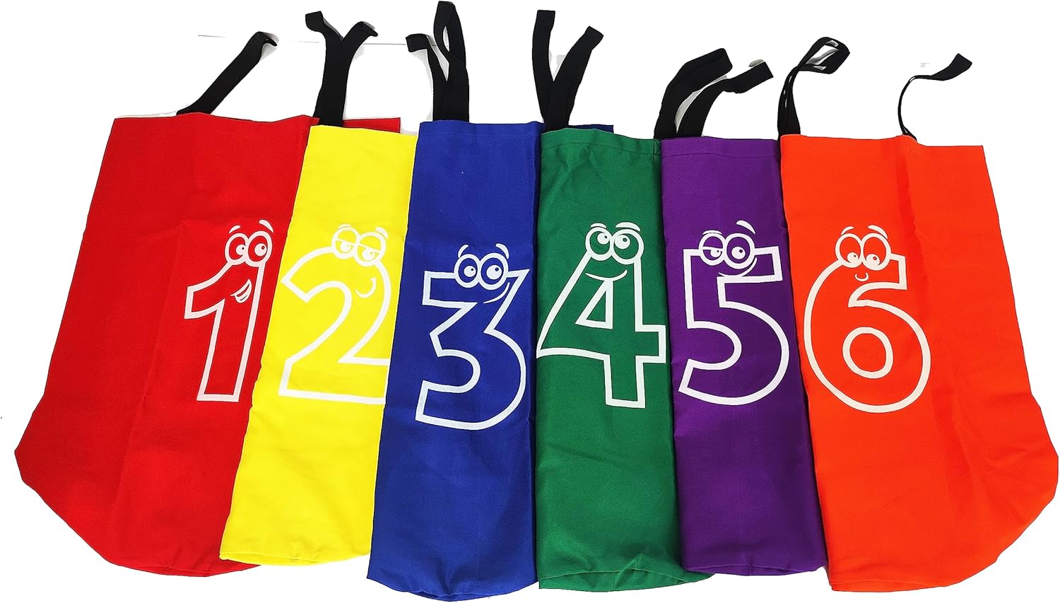 22YardsPro Kids Jumping Bag Sack Race 6pcs Set Party Family Outdoor Garden Games Sports Day UK