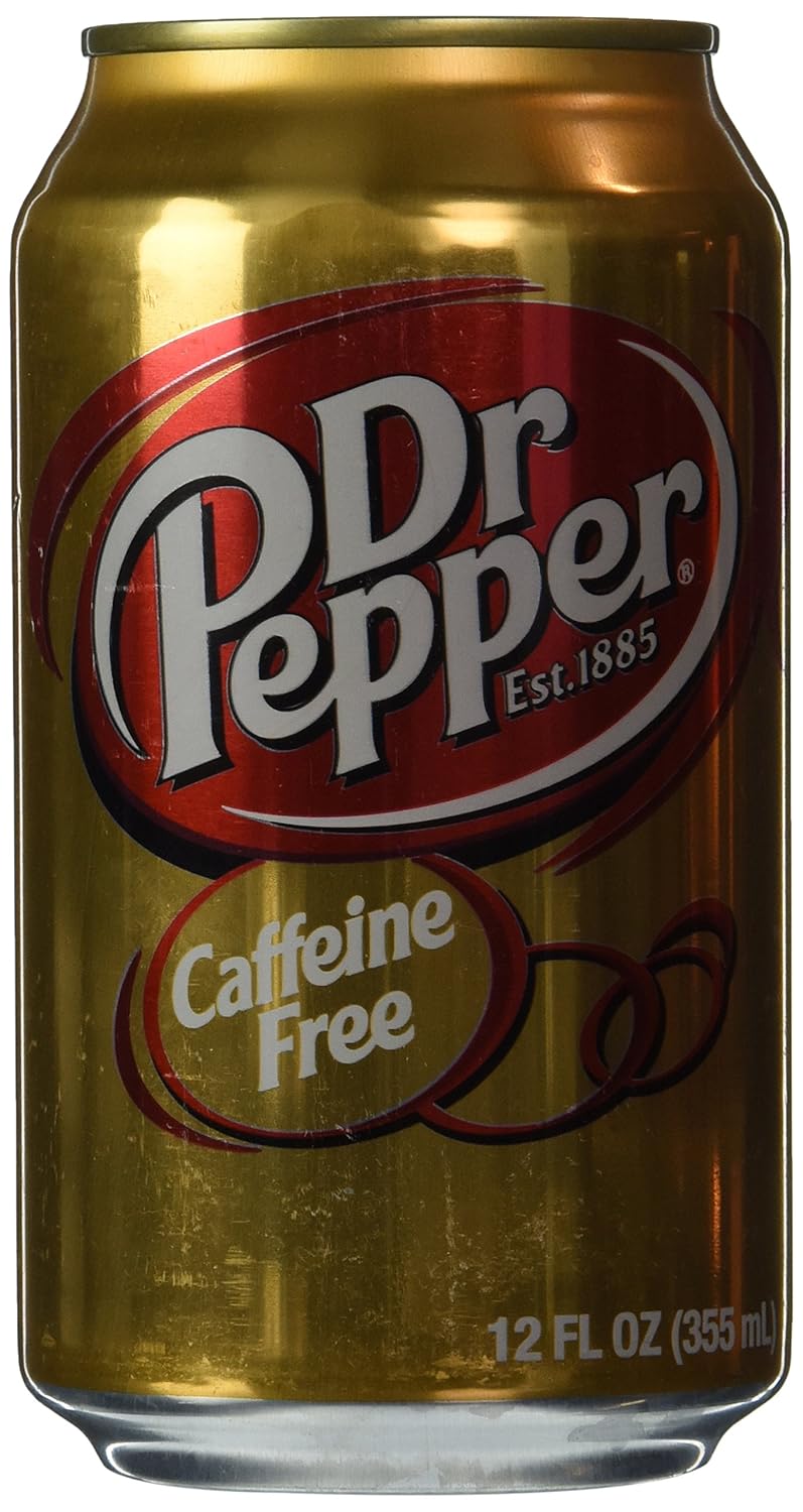 Dr. Pepper Caffeine Free 12oz Can Pack of 12