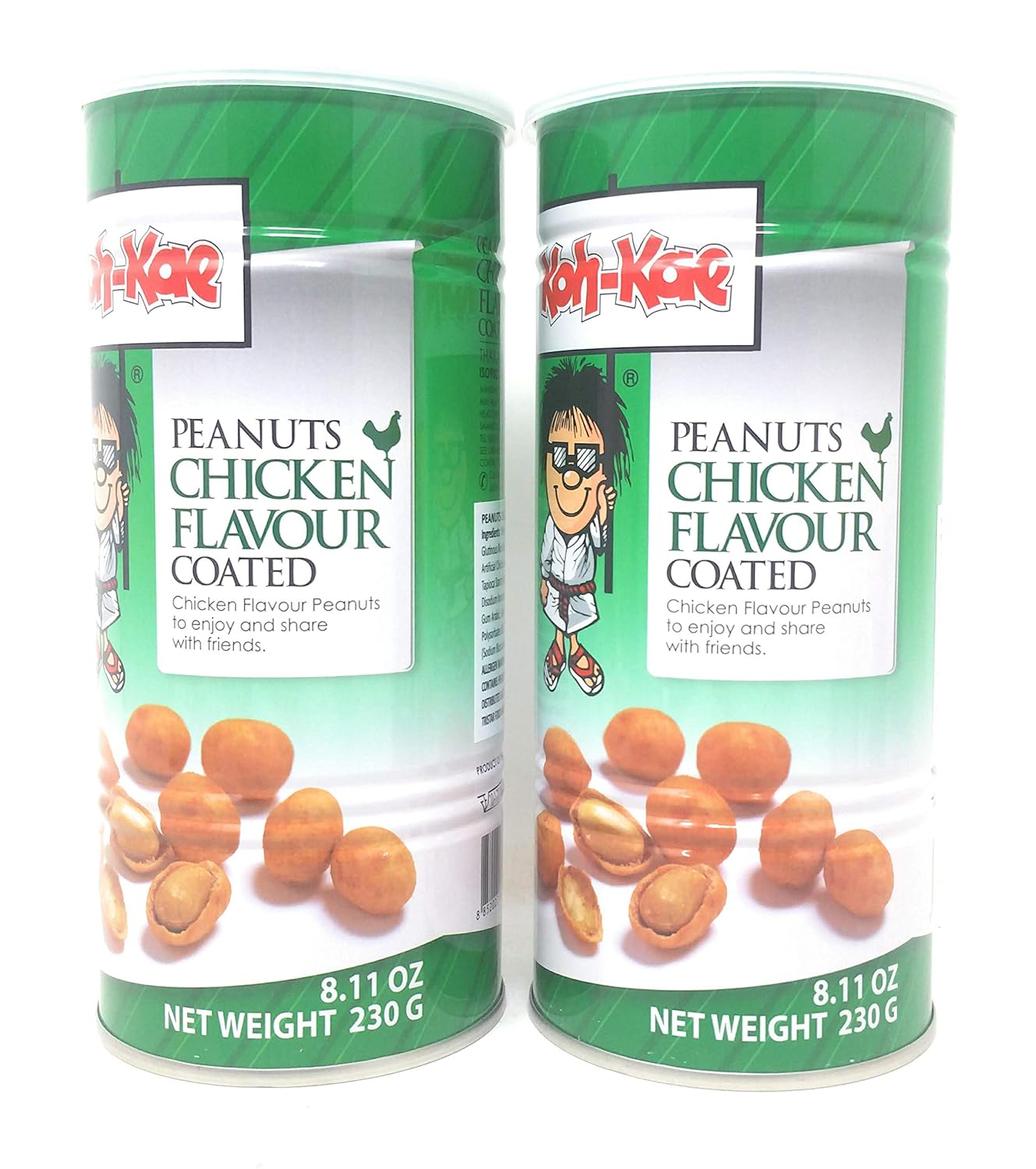 Koh-Kae Peanuts Chicken Flavour Coated 230g, 2 Pack
