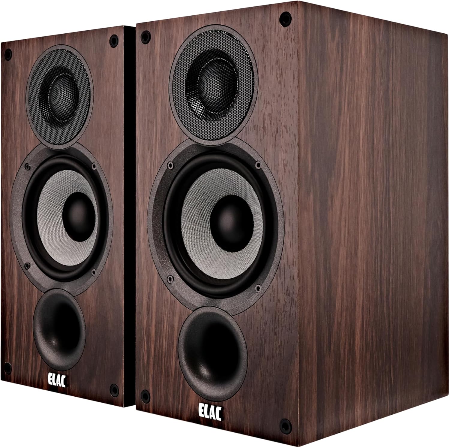 Elac B5.2 Debut 2.0 Bookshelf Speakers Walnut