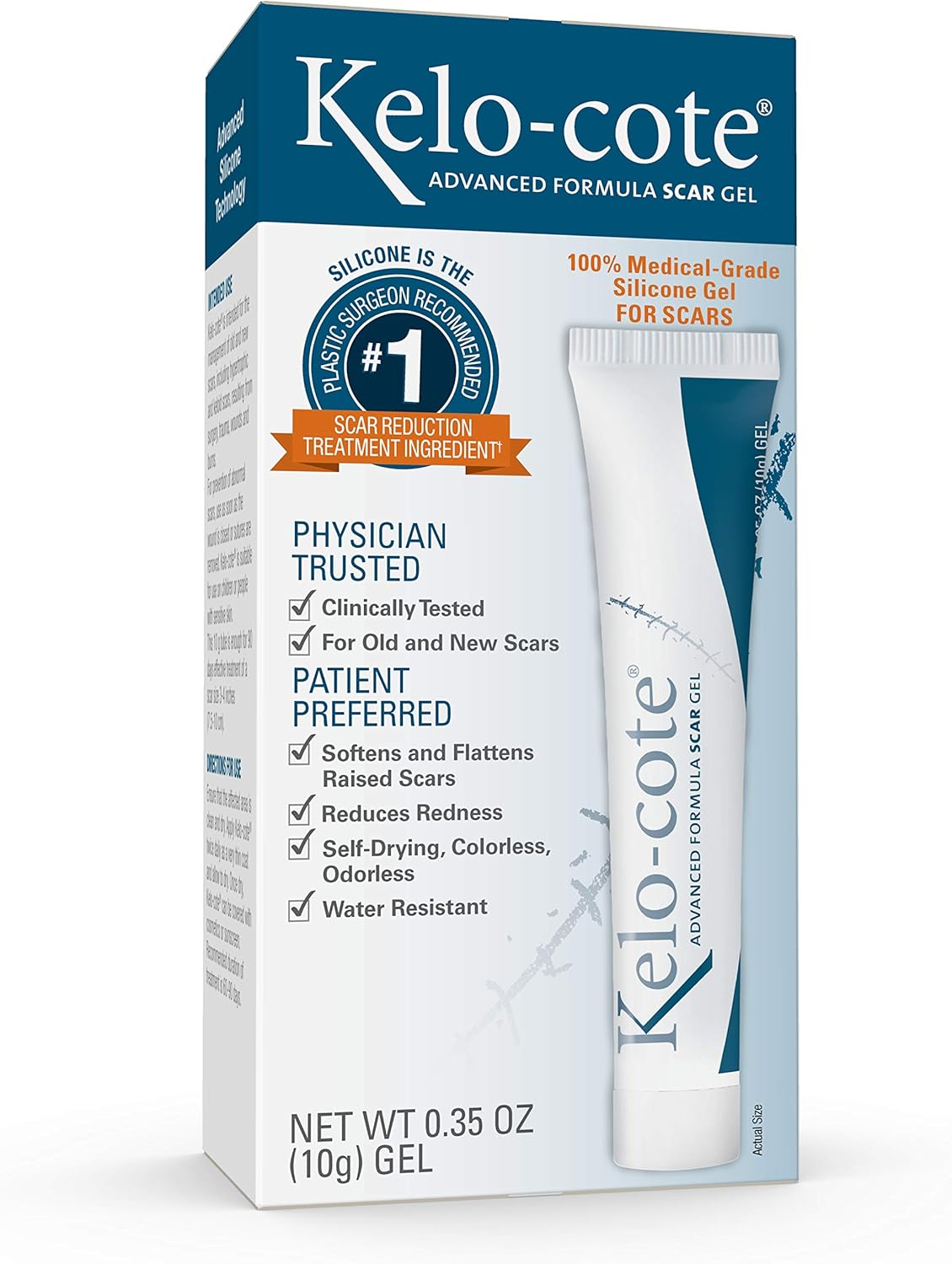 Kelo-cote Advanced Formula Scar Gel, 10 Gram