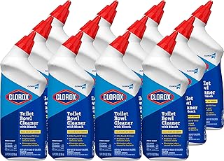 CloroxPro Commercial Solutions, Clorox Manual Toilet Bowl Cleaner with Bleach, Automatic Toilet Cleaner, Fresh Scent, 24 Ounces (Pack of 12) - 00031