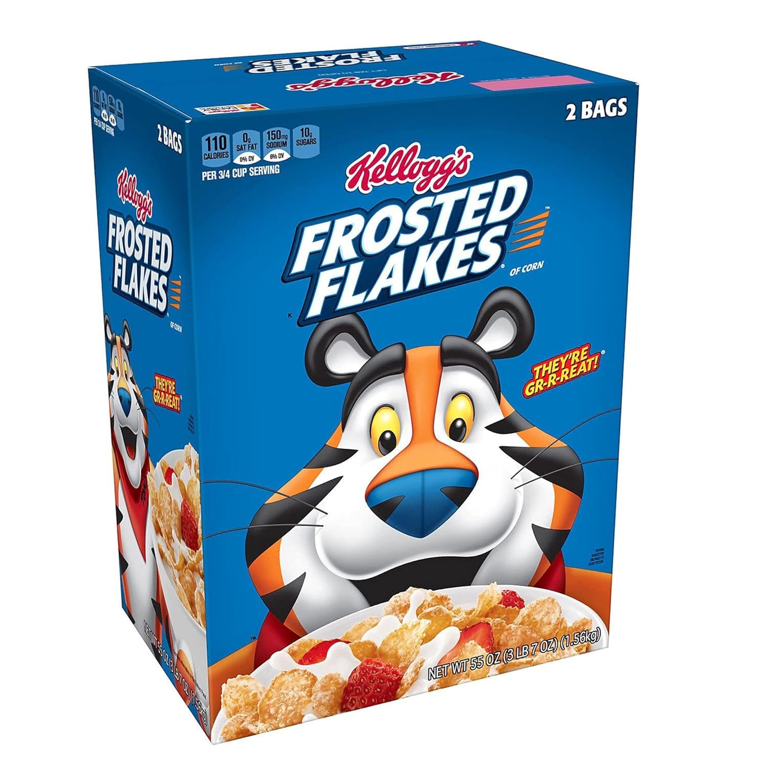Kellogg S Frosted Flakes Cereal (55 Oz.) Wholesale, Cheap, Discount, Bulk (1 - Pack)