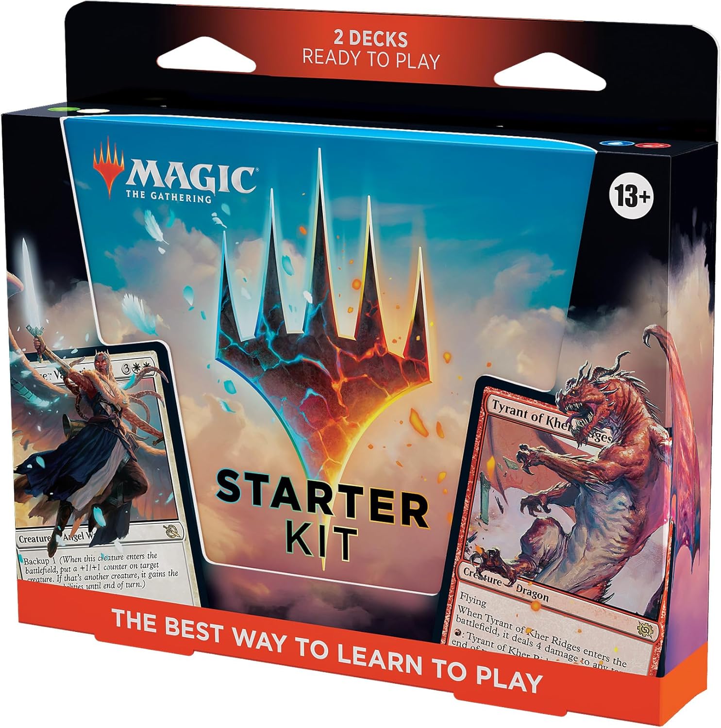 Magic The Gathering 2023 Starter Kit - Learn to Play with 2 Ready-to-Play Decks + 2 Codes to Play Online (2-Player Fantasy Card Game)