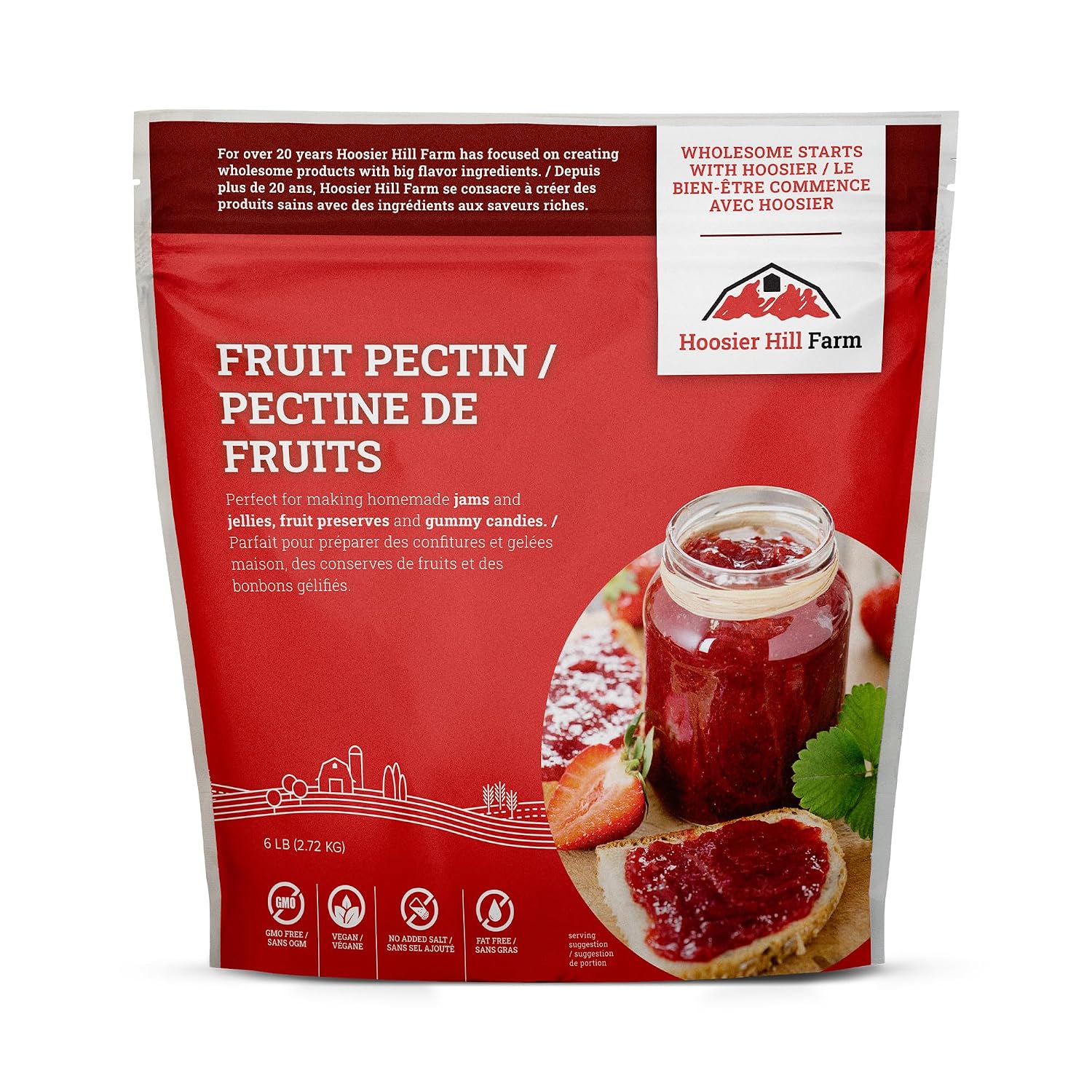 Hoosier Hill Farm Fruit Pectin, 6LB (Pack of 1)