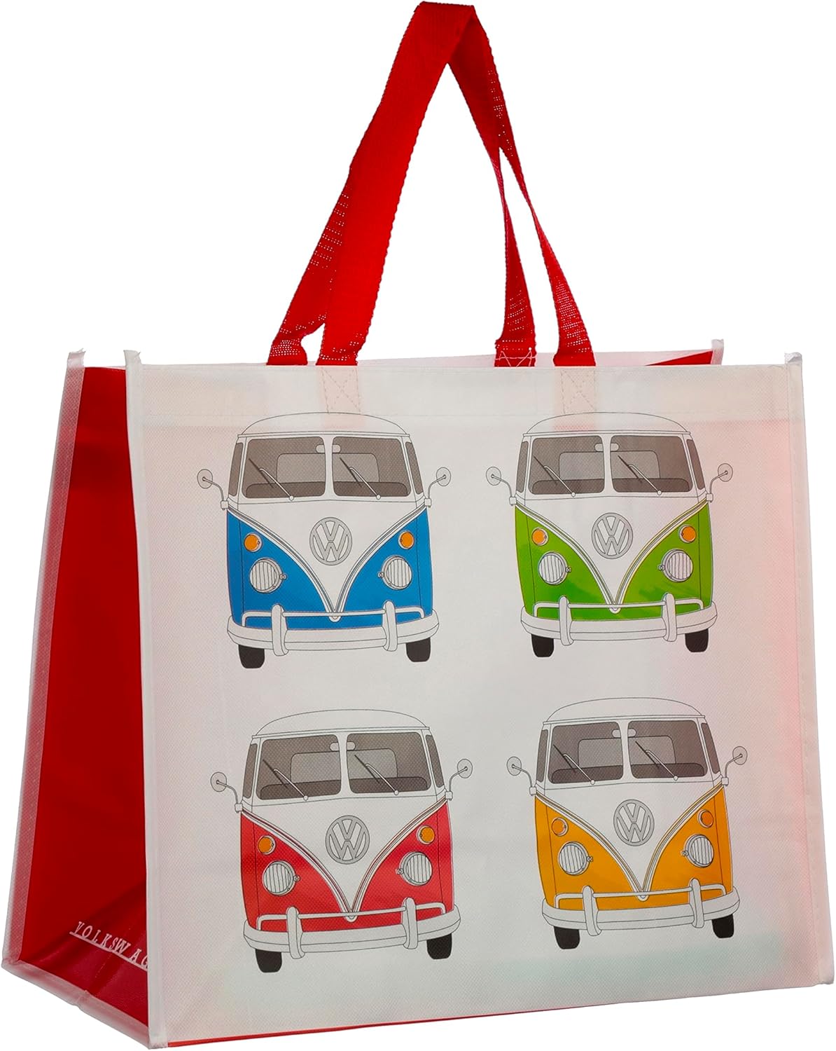 Puckator Volkswagen VW T1 Camper Bus Reusable Shopping Bag - Shoulder Bags - Handbags for Women - Canvas Tote Bags for Women - Shopping Hand Bag - Large Ladies Bags - Aesthetic Stuff Big Foldaway Bag