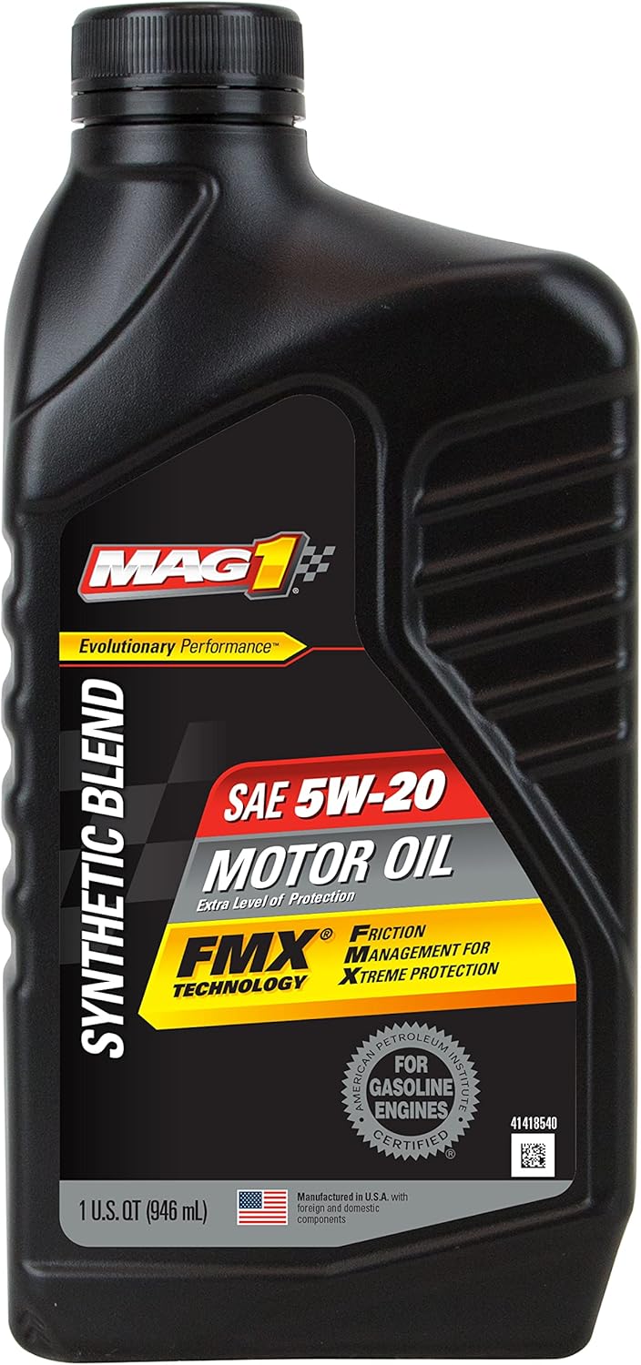 62943 Synthetic Blend SAE 5W-20 Motor Oil - 1 Quart