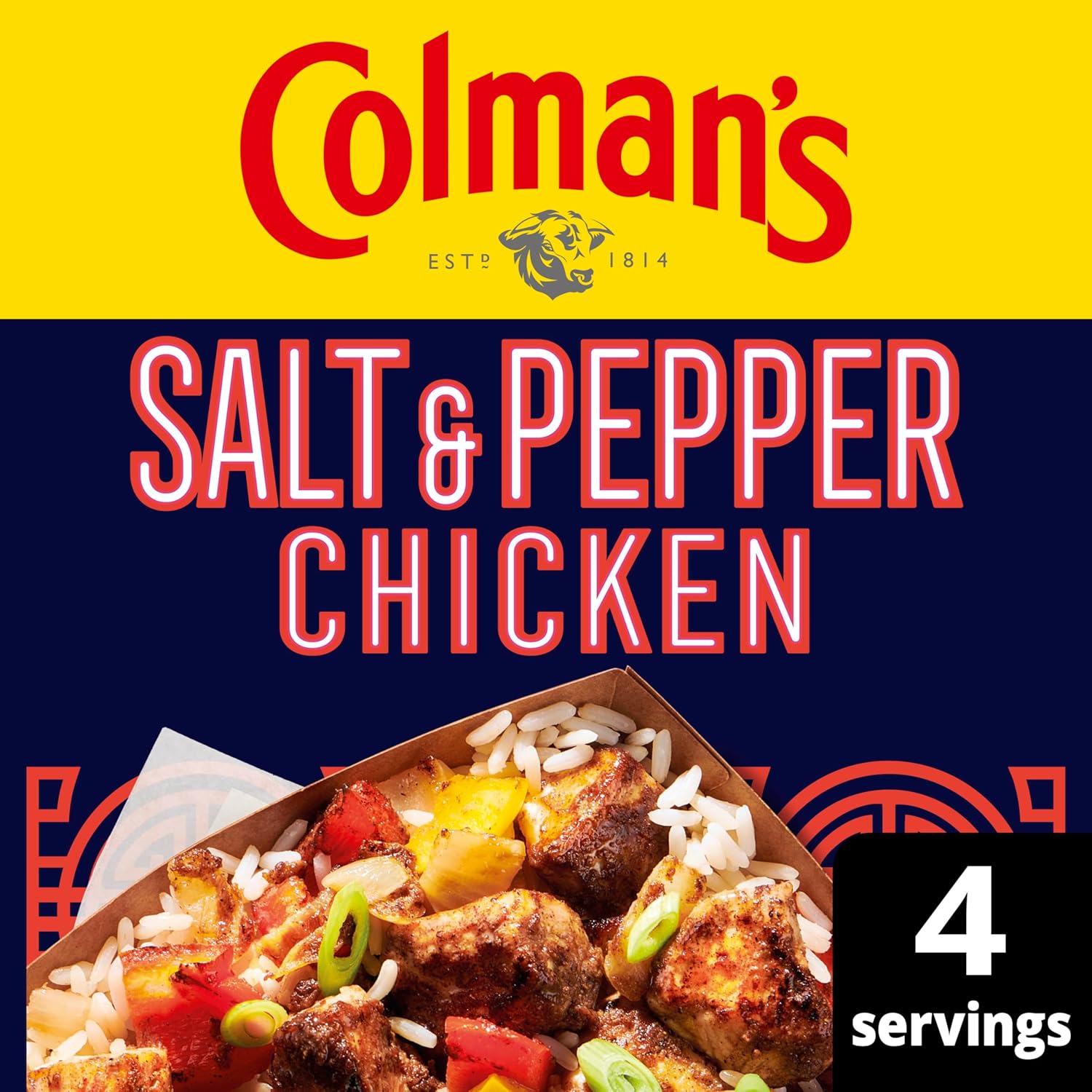 Colman's Weekend Wonders Salt & Pepper Chicken Meal Maker recipe mix perfect with white rice for a takeaway-style family meal 20 g