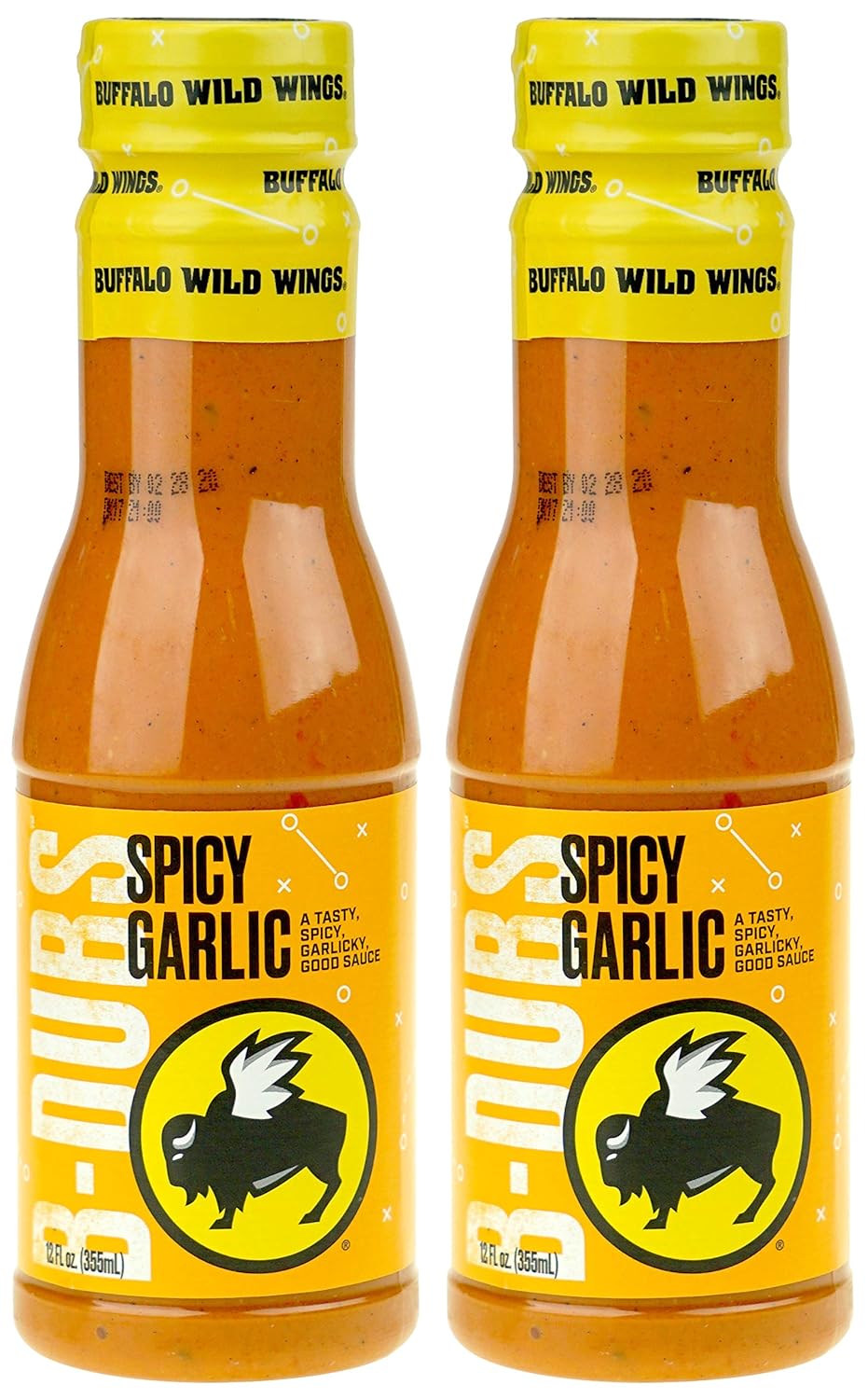 Buffalo Wild Wings Barbecue Sauces, Spices, Seasonings and Rubs For: Meat, Ribs, Rib, Chicken, Pork, Steak, Wings, Turkey, Barbecue, Smoker, Crock-Pot, Oven (Spicy Garlic, (2) Pack)