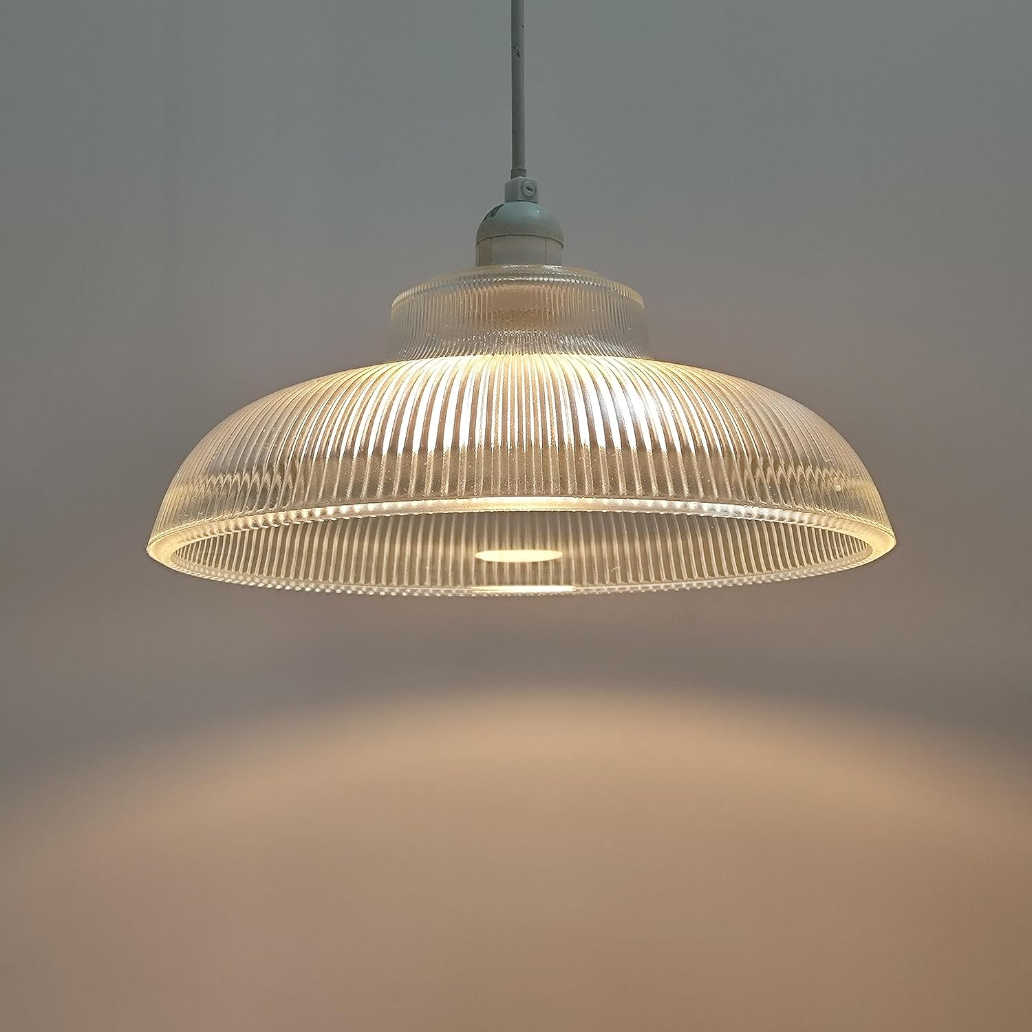 CGC Lighting Glass Bistro Adjustable Ceiling Pendant Light Lamp Shade (Shade Only)