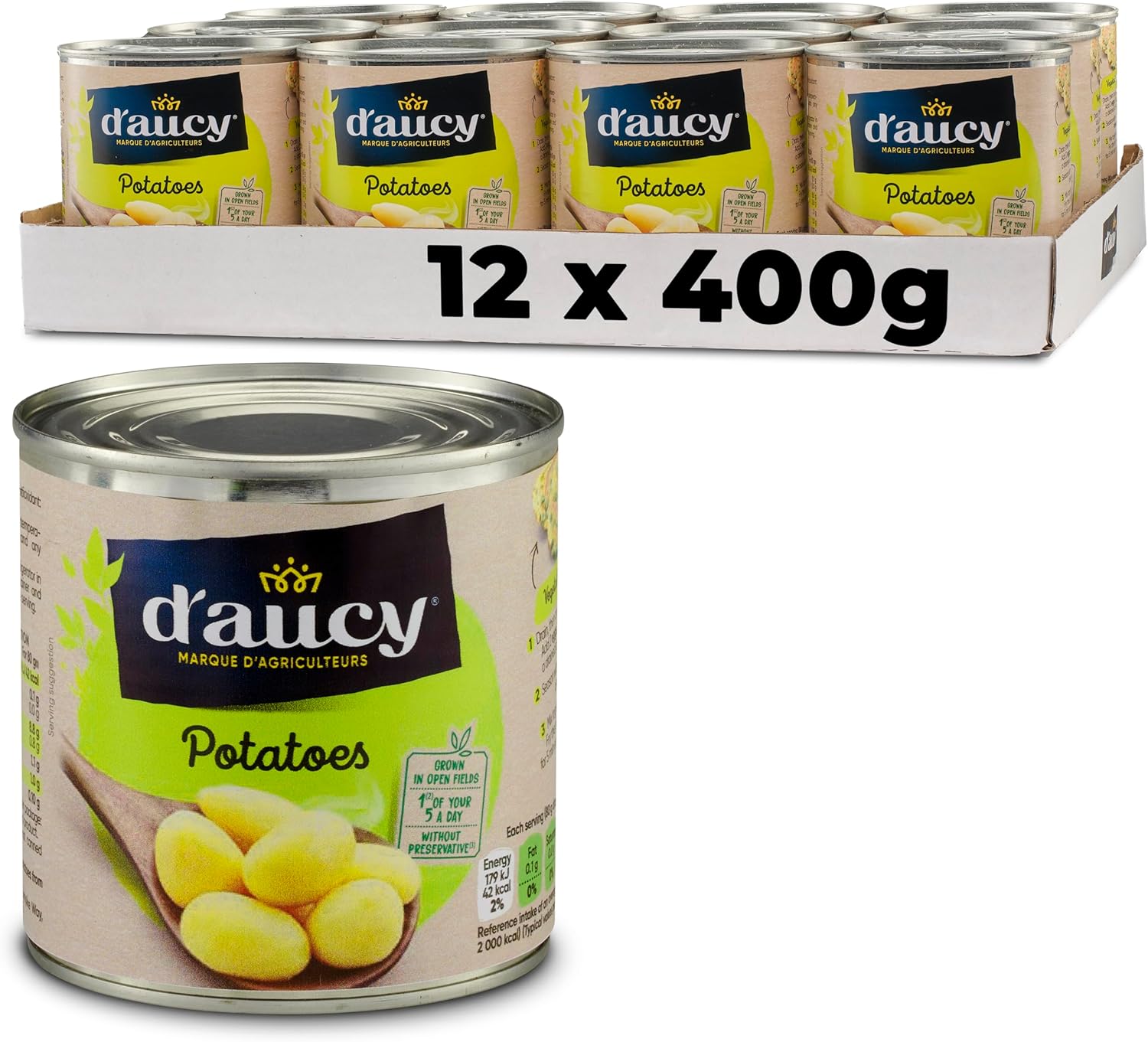 D'Aucy Potatoes 400g (Pack of 12)