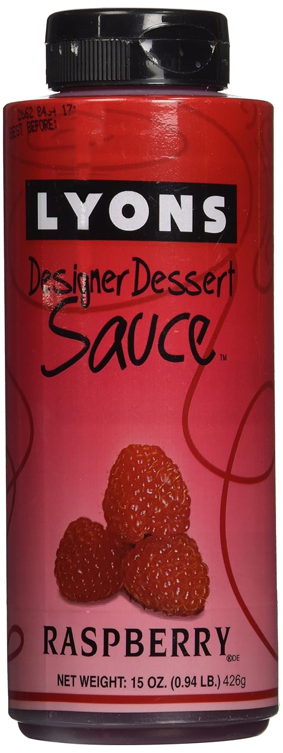 Lyons Raspberry Designer Dessert Sauce, 15 oz.