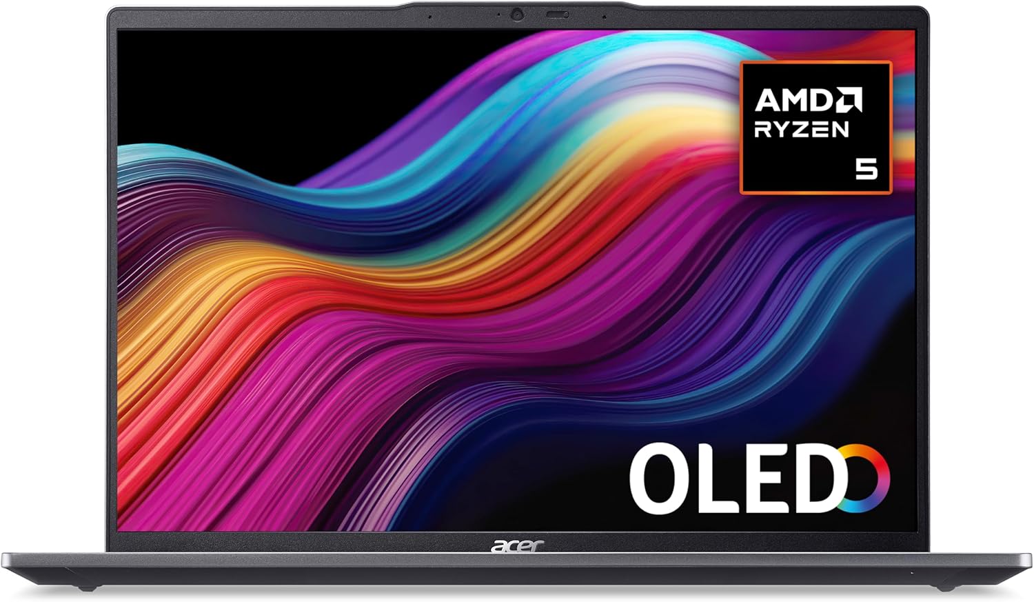 Acer Swift Go 14 SFG14-63 Laptop - AMD Ryzen 5 8645HS, 16GB, 1TB SSD, Integrated Graphics, 14" 2.8K OLED, Windows 11, Iron