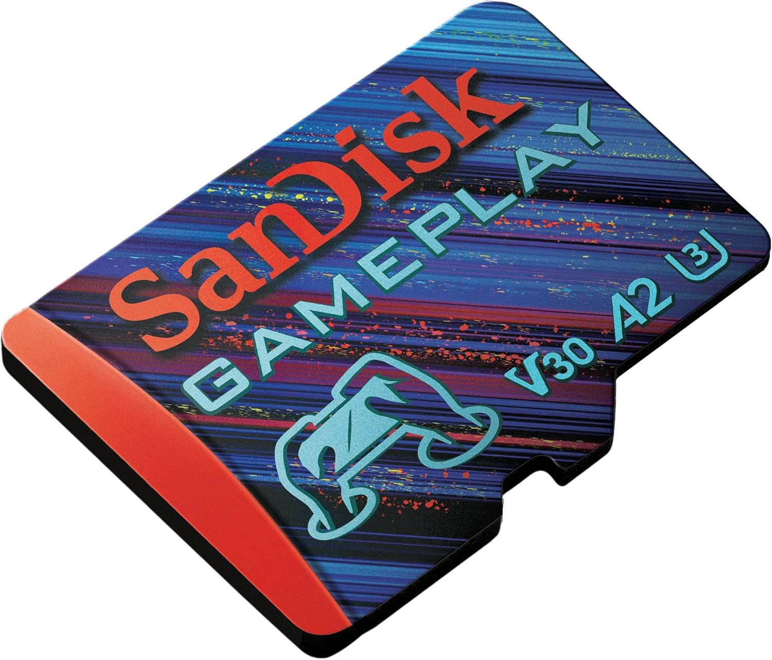 SanDisk 128GB Gameplay micro SD card for mobile/handheld gaming consoles, up to 190 MB/s, for more demanding games, AAA-/3D-/VR-Grafik, 4K-UHD-Videos, A2, V30, U3