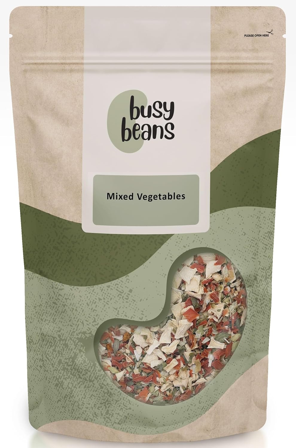 Dried Vegetables Mixed by Busy Beans (1kg)