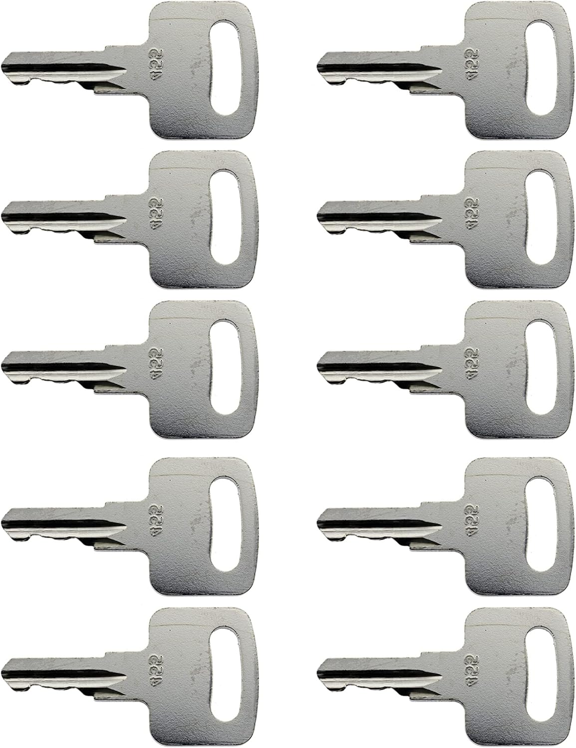 MACHSWON Ignition Keys 455 10pcs for Scissor Lift Boom Lifts Genie Skyjack Terex Snorkel Manlift Upright