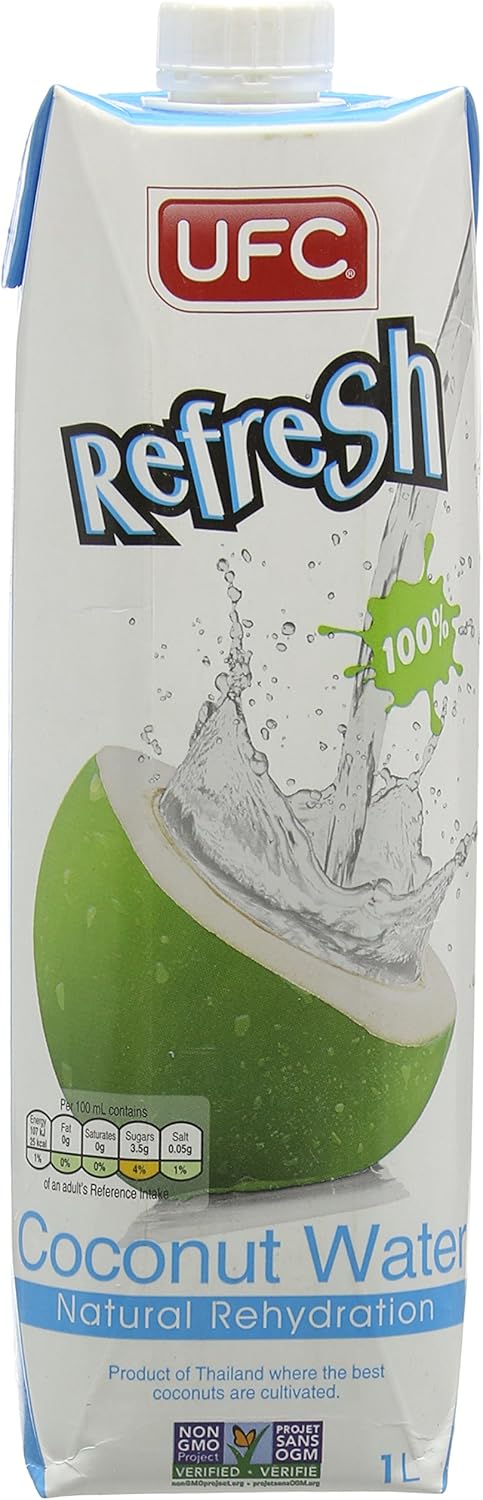 UFC Refresh Coconut Water, 1l (Pack of 6)