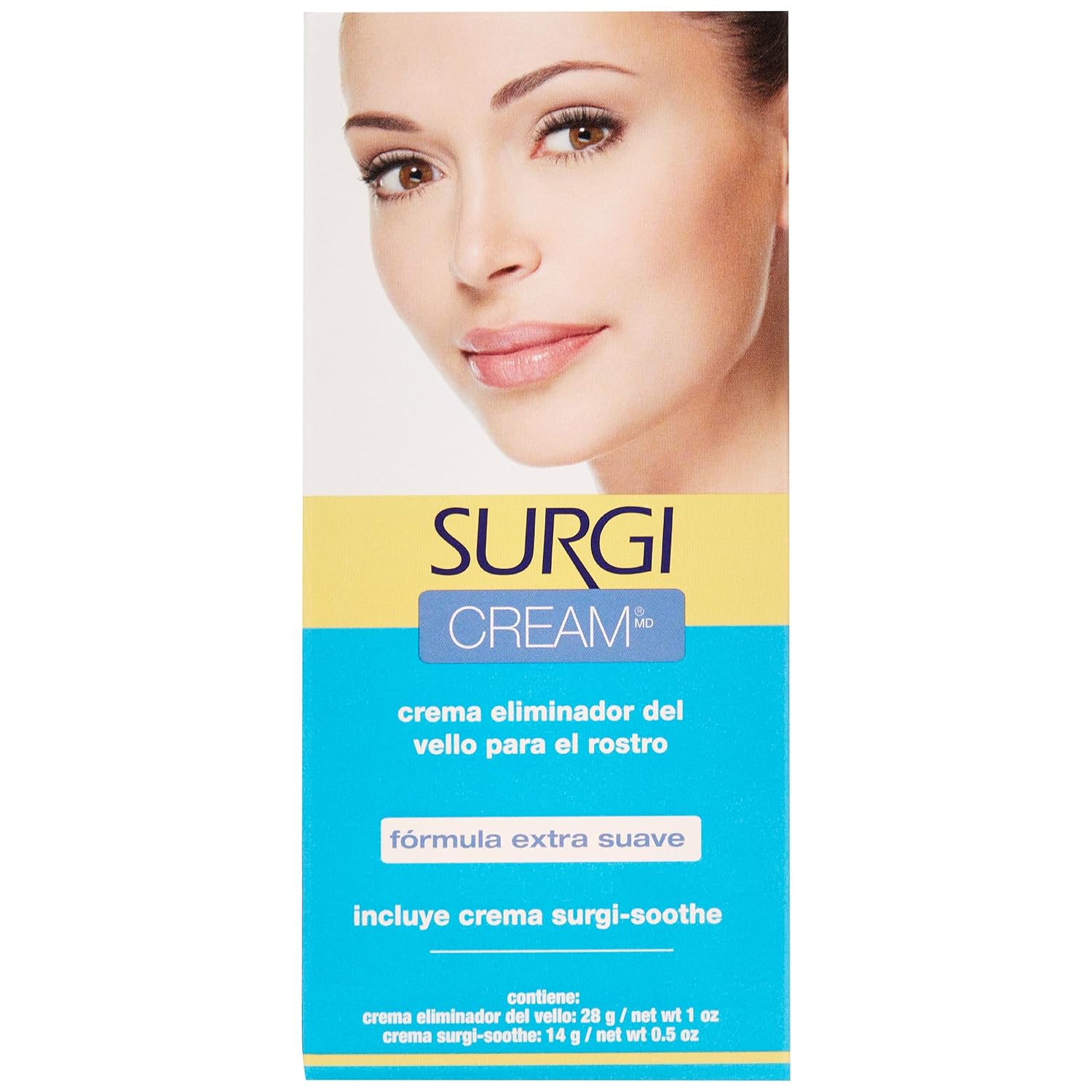 Surgiwax Facial Hair Removal Cream, Extra Gentle 1 oz