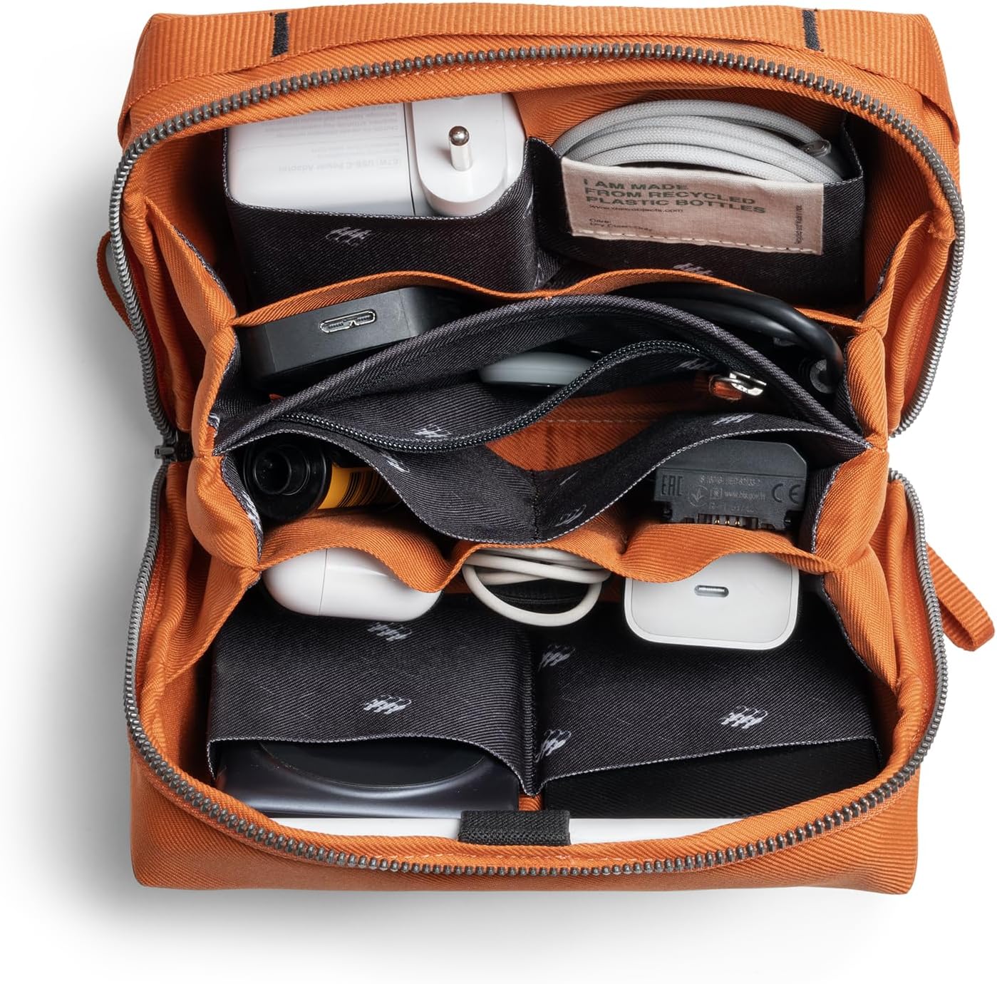 DailyObects Marshal Tech Kit Organiser, Orange, M, Casual
