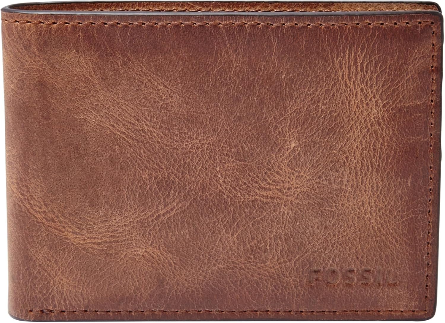 Fossil Men's Anderson Leather Slim Minimalist Bifold Front Pocket Wallet