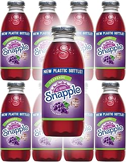Snapple Grapeade, All Natural, 16 Fl Oz (Pack of 8, Total of 128 Fl Oz)