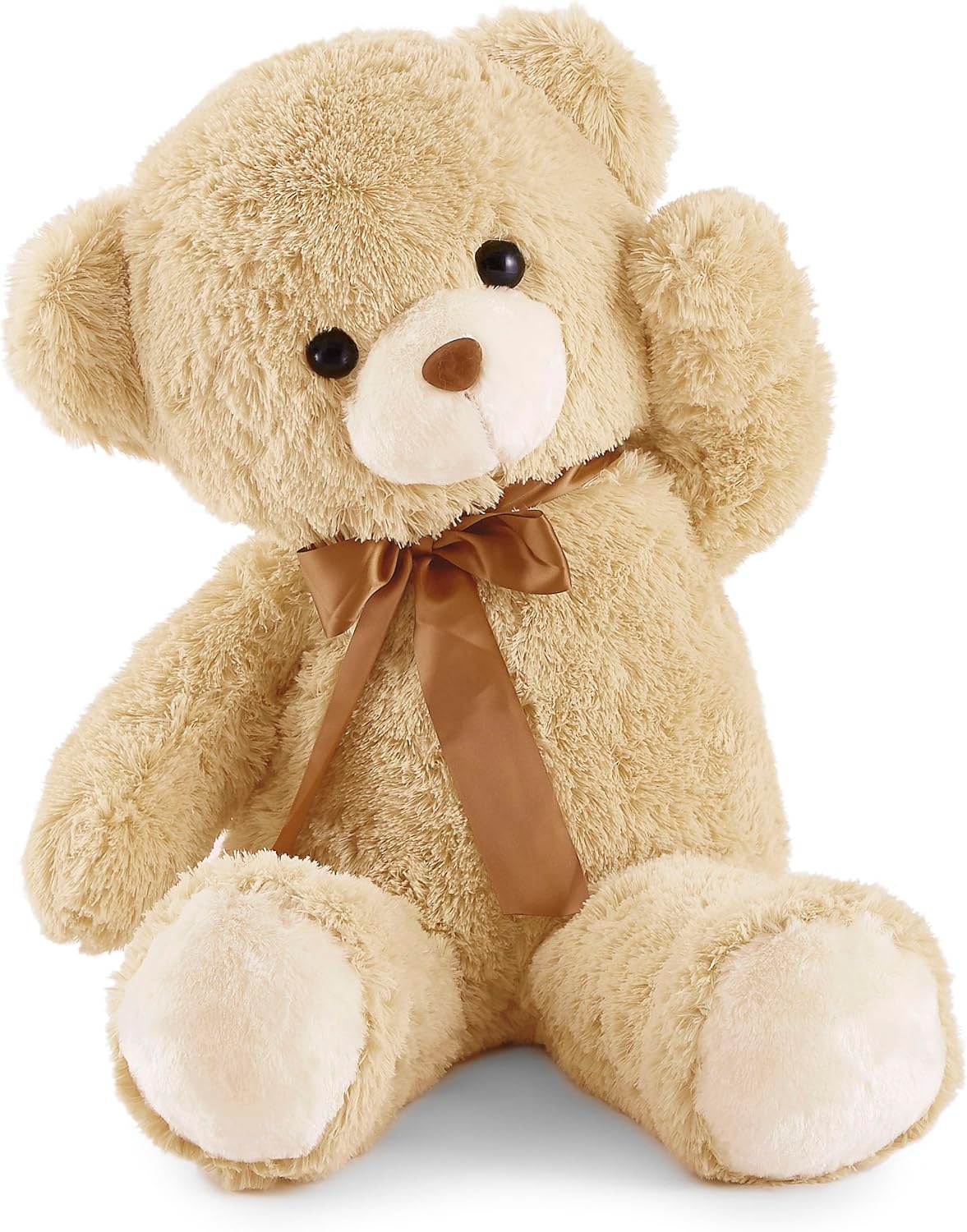Big Teddy Bear Giant Teddy Bear Large Stuffed Animal Plush Soft Toy for Girlfriend Kids on Birthday (35 Inch Light Brown)