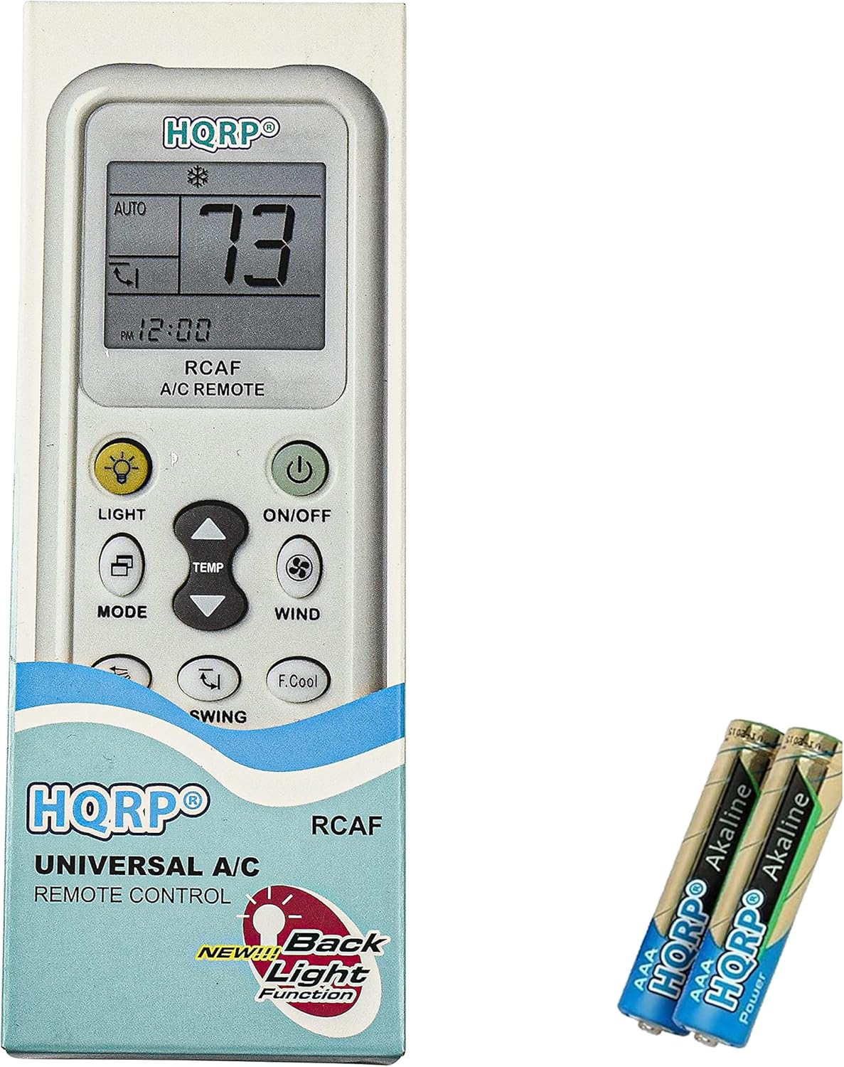 HQRP Remote Control Compatible with Haier HWF08XC5 HWR05XC5 HWR05XC9-L HWR05XCA HWR06XC5 HWR06XC5-T HWR06XC6 HWR06XC6-T HWR06XC7 HWR06XC7-T Air Conditioner Controller