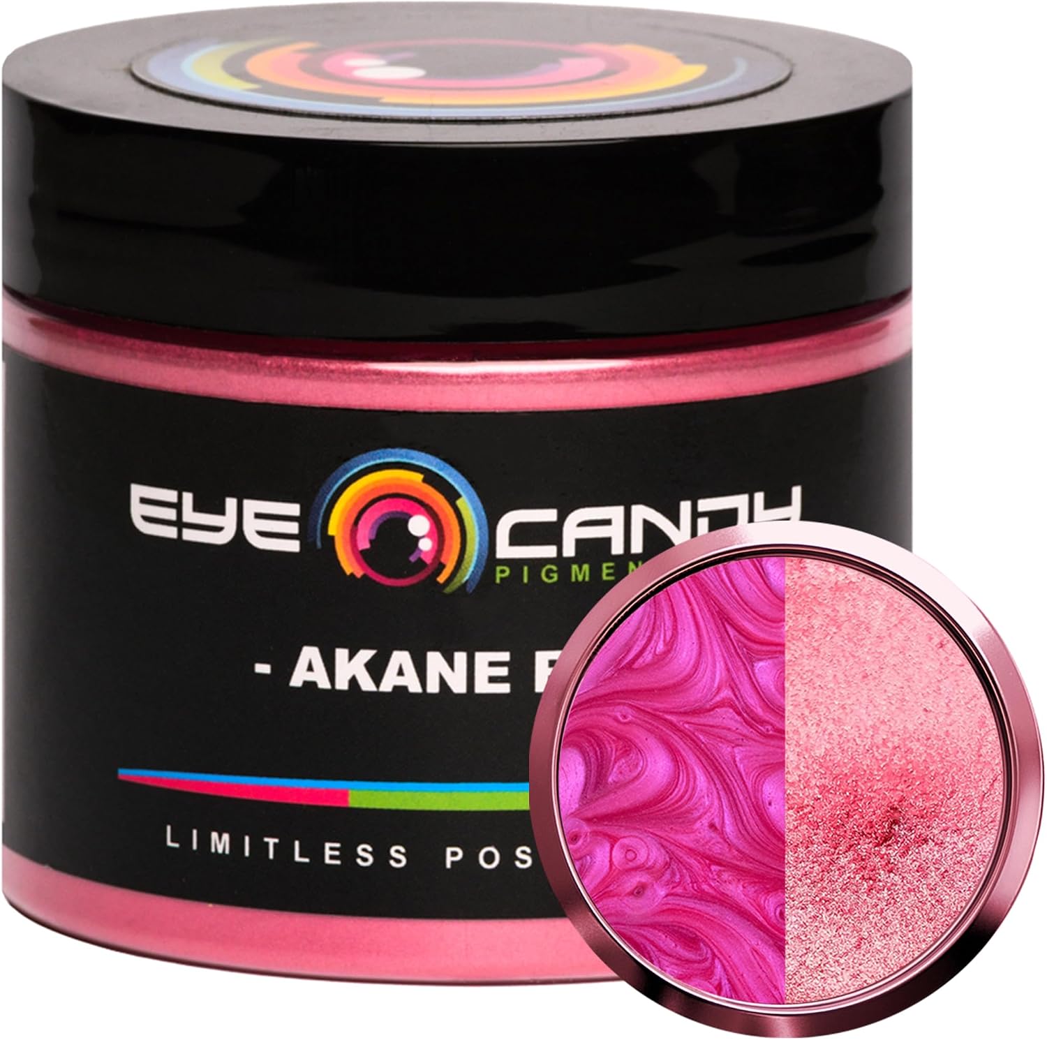 Eye Candy Premium Mica Powder Pigment “Akane Red” (50g) Multipurpose DIY Arts and Crafts Additive | Natural Bath Bombs, Resin, Paint, Epoxy, Soap, Nail Polish, Lip Balm (Akane Red, 50G)