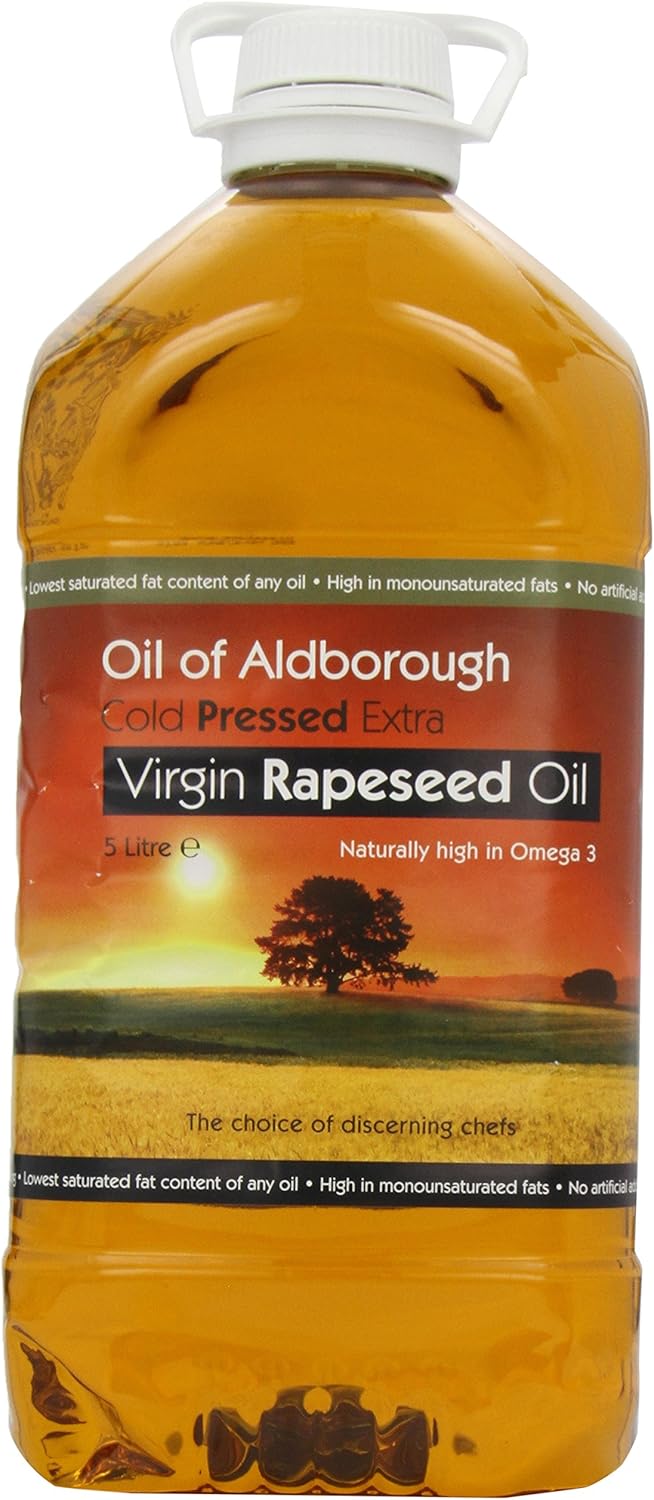 Oil of Aldborough Cold Pressed Rapeseed Oil- 5 Litre bottle