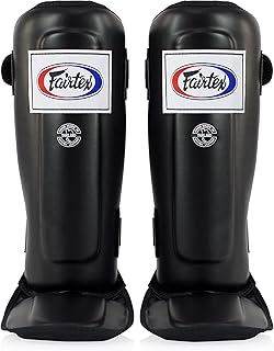 Fairtex SP3 Muay Thai Shin Guards for Men, Women, Kids | MMA Training, Kickboxing | Premium, Lightweight & Durable |Avoid shin splints During Training, Sparring