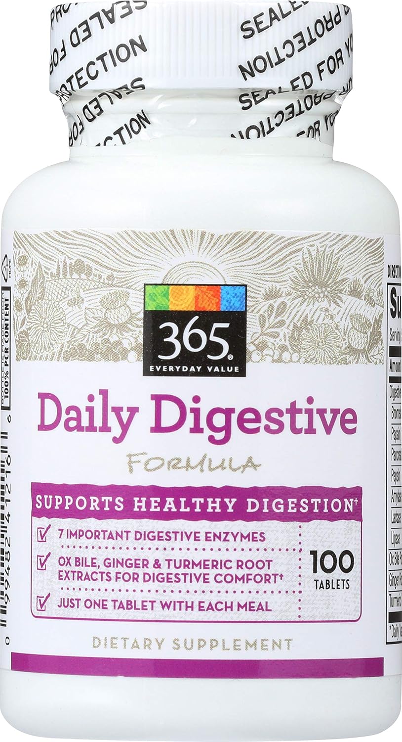 365 by Whole Foods Market, Daily Digestive Formula, 100 Count