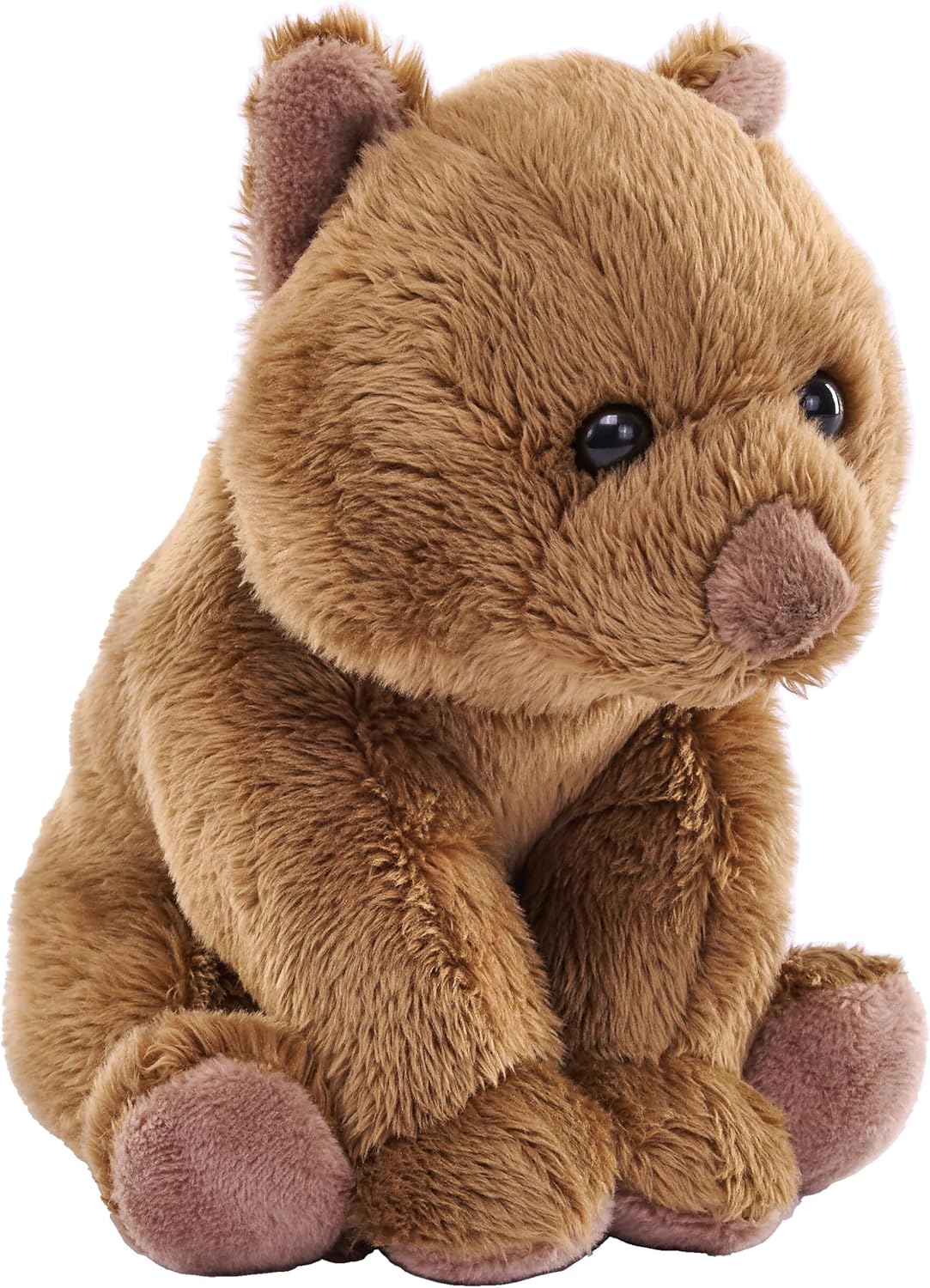 Wild Republic Pocketkins Eco Wombat, Stuffed Animal, 5 Inches, Plush Toy, Made from Recycled Materials, Eco Friendly