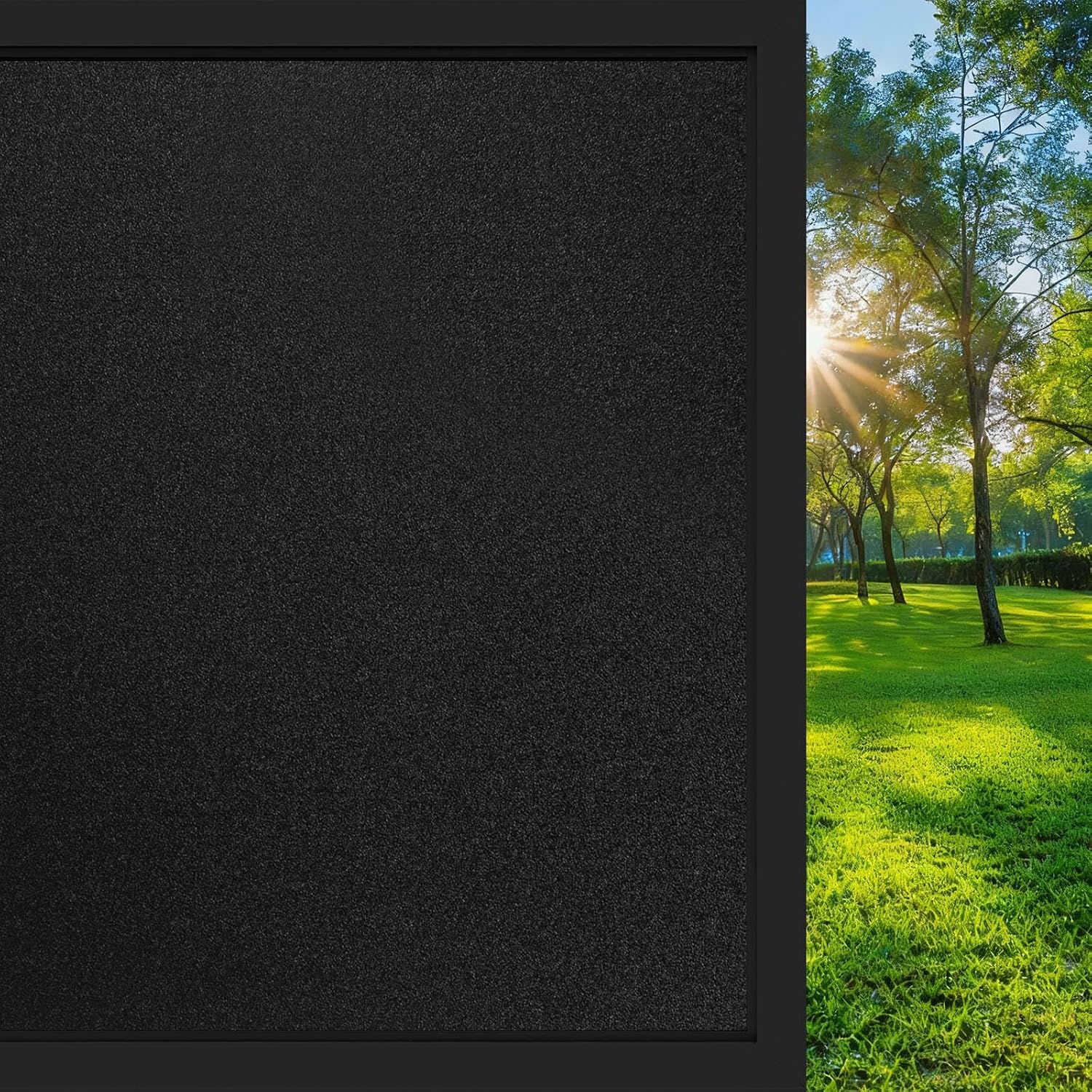 Matte Blackout Privacy Window Film UV Protection Glass Window Sticker Dark Window Tinting Film Light Blocking
