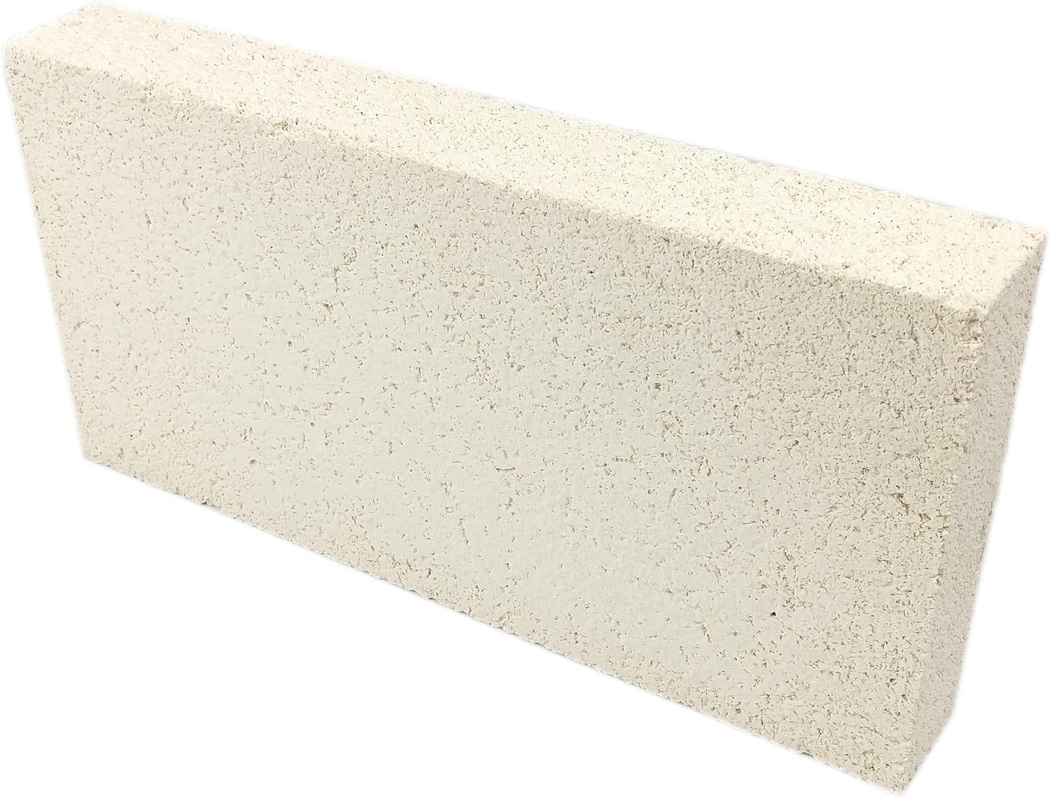 Lynn Manufacturing Insulating Fire Brick, Heat Insulation Block, Low Thermal Conductivity, 1.25" x 4.5" x 9" Split, Single Pack, 2300-F Rated, for Kilns, Forges, Furnaces, Soldering, 3143P