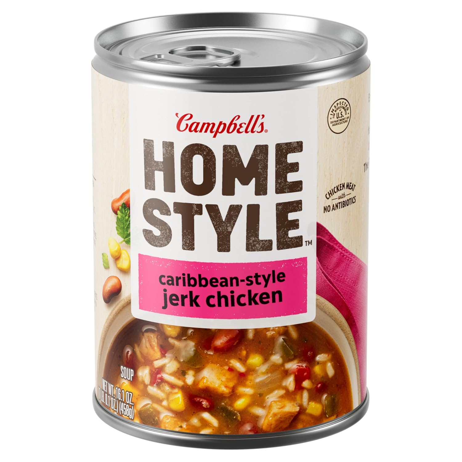 Campbell's Homestyle Caribbean-Style Jerk Chicken Soup, 16.1 OZ Can