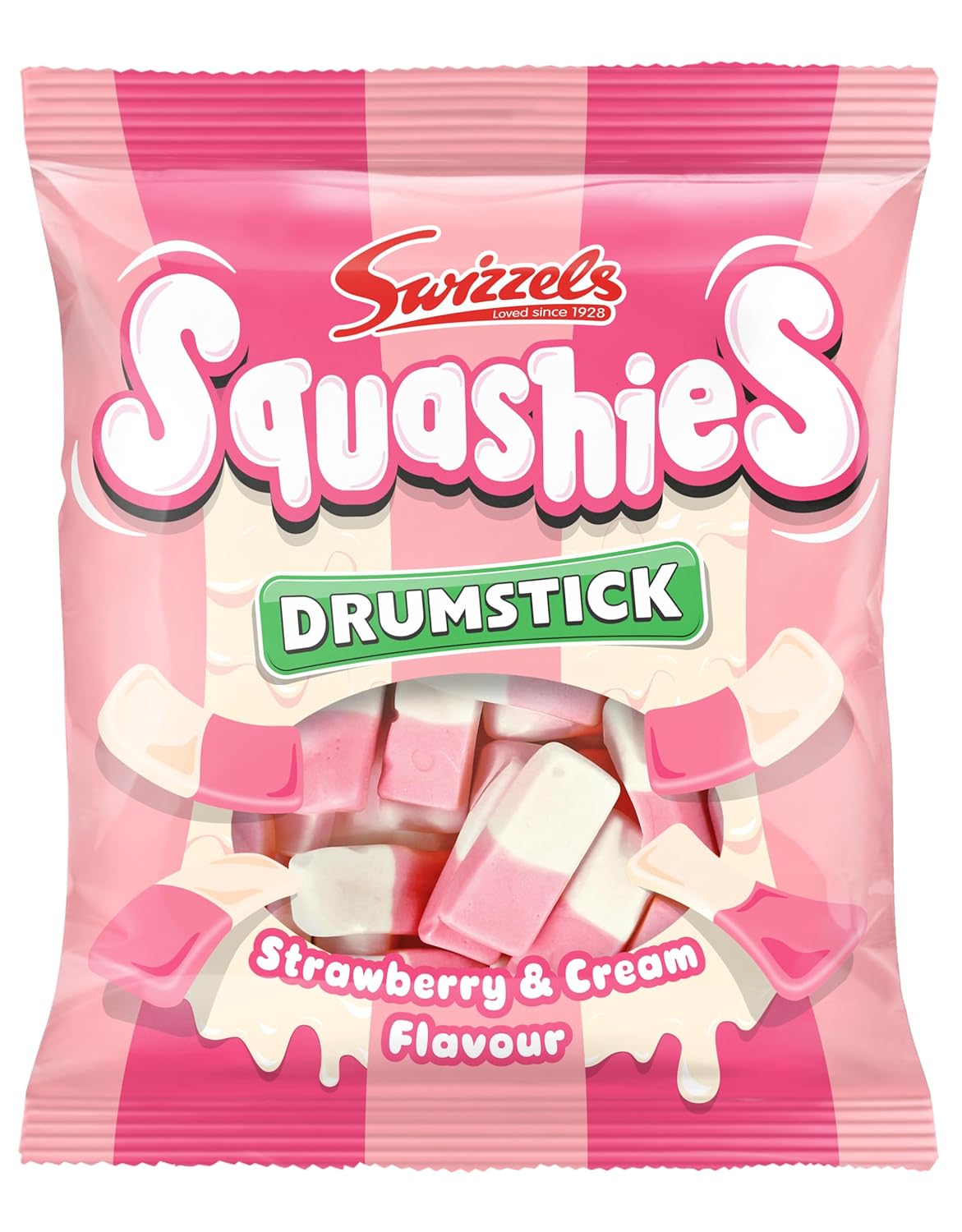Swizzels Squashies Strawberry & Cream 120G