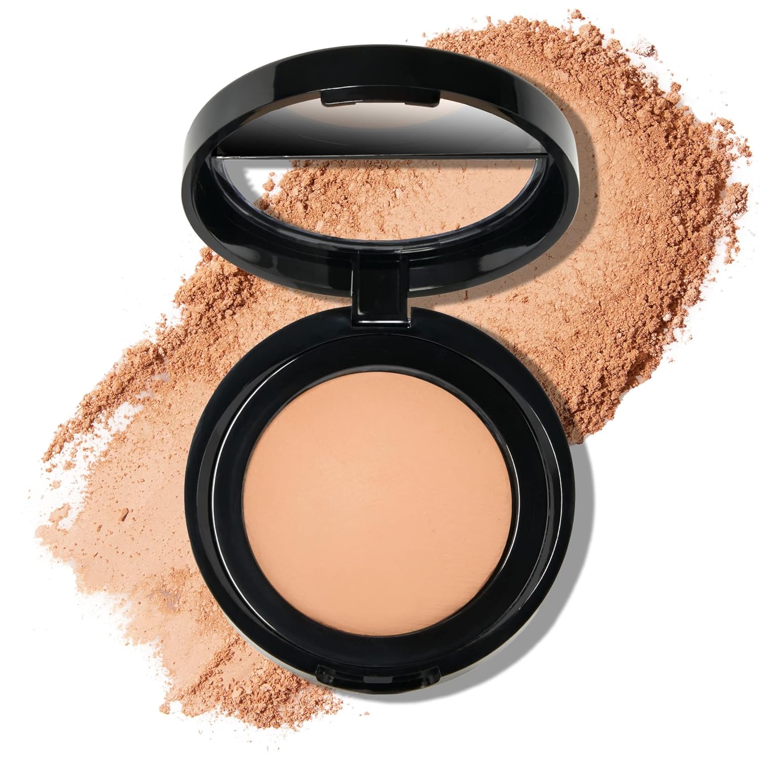 LAURA GELLER NEW YORK Baked Blurring + Setting Powder, Translucent Makeup Setting Powder For Soft-Focus Finish, Minimize Fine Lines and Pores, Light/Medium