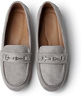 BGSTGUDS Women's Wide Loafers Shoes Cute Dressy Shoes Ladies Comfort Slip Ons Work Shoes
