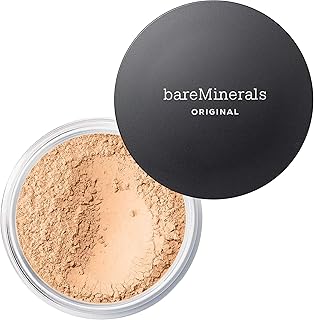 bareMinerals Original Loose Powder Foundation SPF 15, Lightweight Mineral Loose Powder Foundation Makeup, Buildable Coverage, Talc Free, Vegan