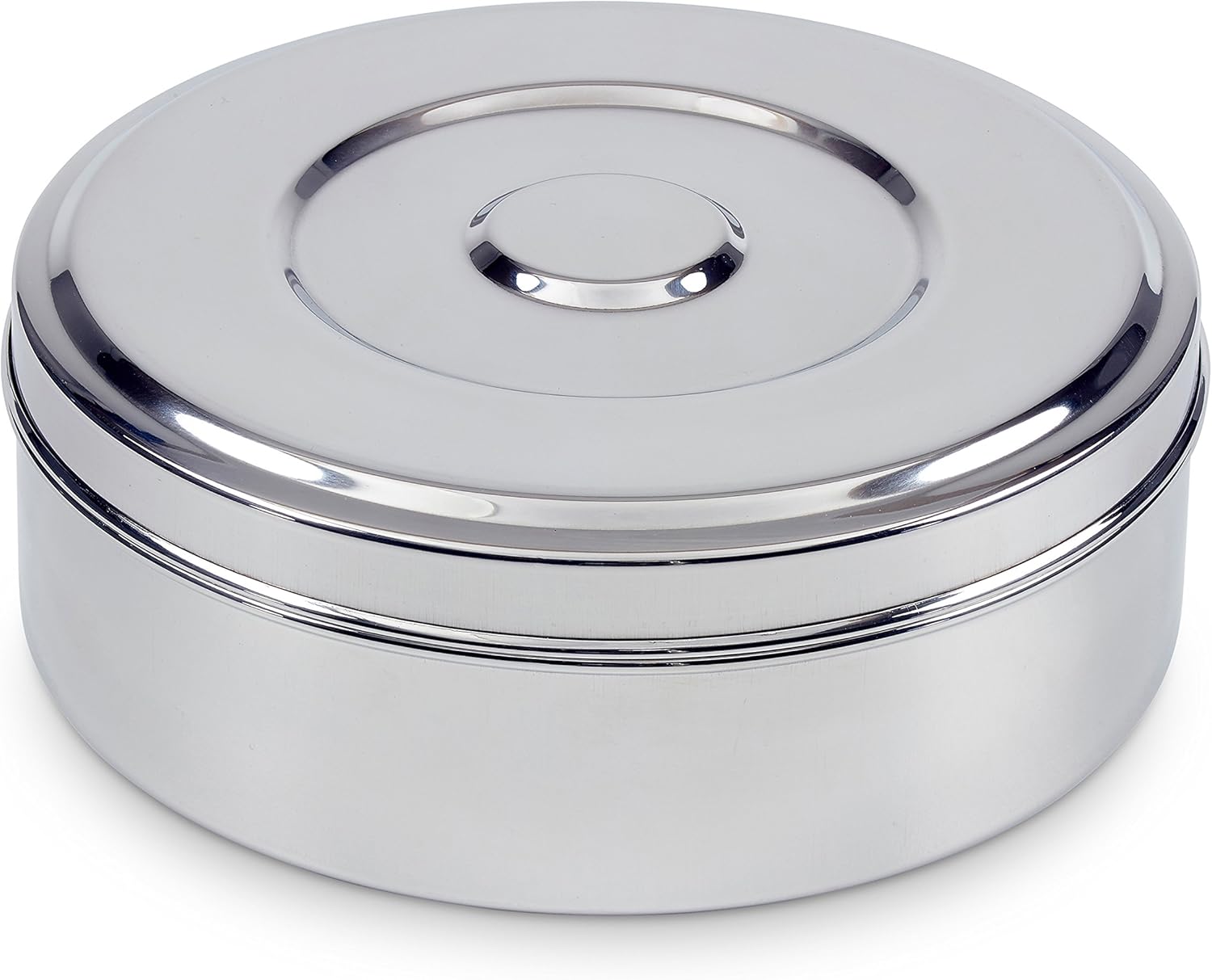 Indian-Tiffin Spice Container - Steel, 7 seperate compartments, airtight