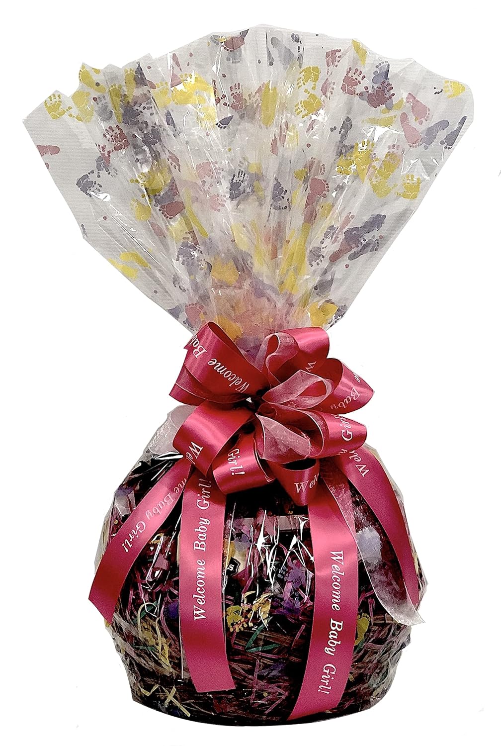 Hand-Crafted 43 Piece customizable chocolate gift basket of gourmet chocolates, cookies, and crunches. Tasty treats selected for businesses, clients, employees, birthdays, thank you and more!