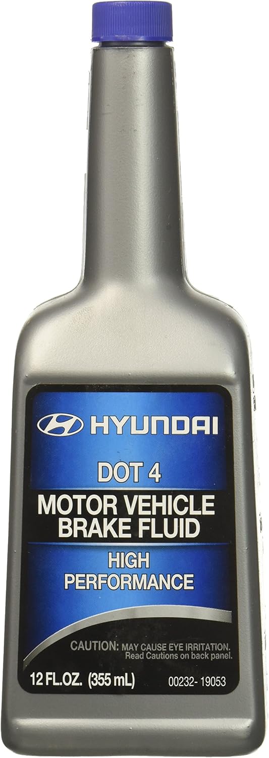 Hyundai 00232-19053 DOT 4 Motor Vehicle Brake Fluid (High Performance), 12 fl. oz
