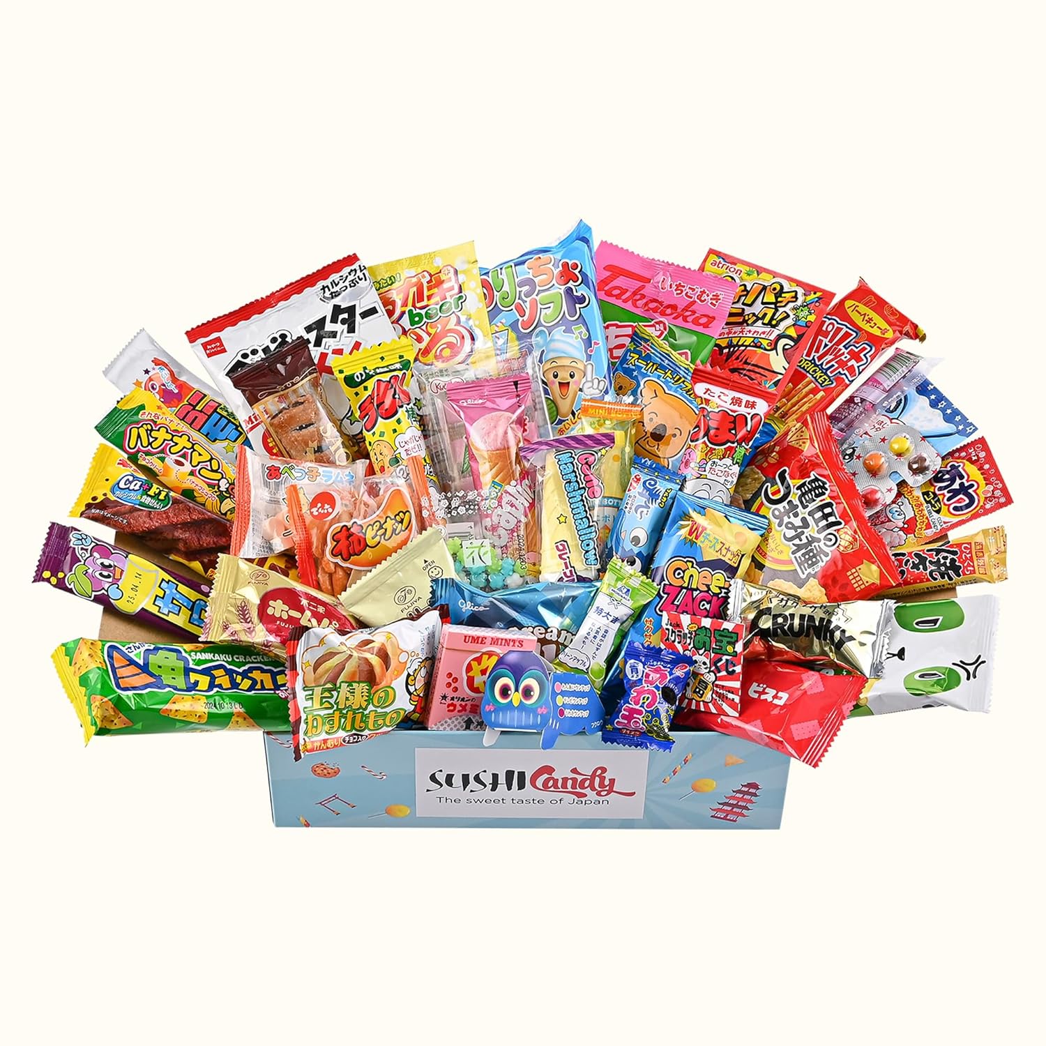 40 Japanese Candy & snack box and other popular sweets (Gift Box)