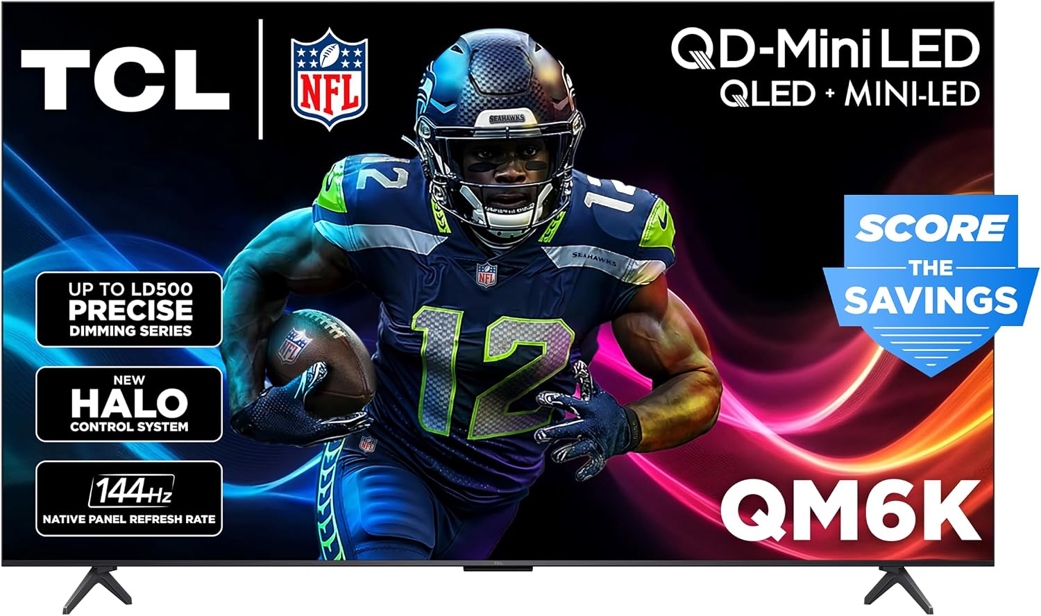 TCL 65 Inch Class QM6K Series | Mini LED QLED 4K HDR | 65QM6K, Latest Model | 120HZ-144HZ High Brightness Smart Google TV Dolby Atmos Onkyo Audio | Voice Remote Alexa Gaming Streaming Television
