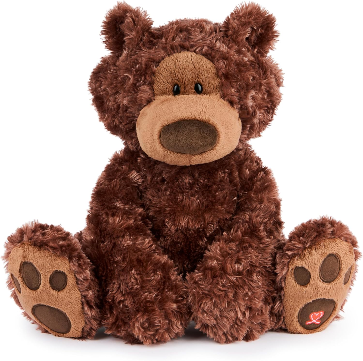 GUND Philbin Classic Teddy Bear, Premium Stuffed Animal for Ages 1 and Up, Chocolate Brown, 18”