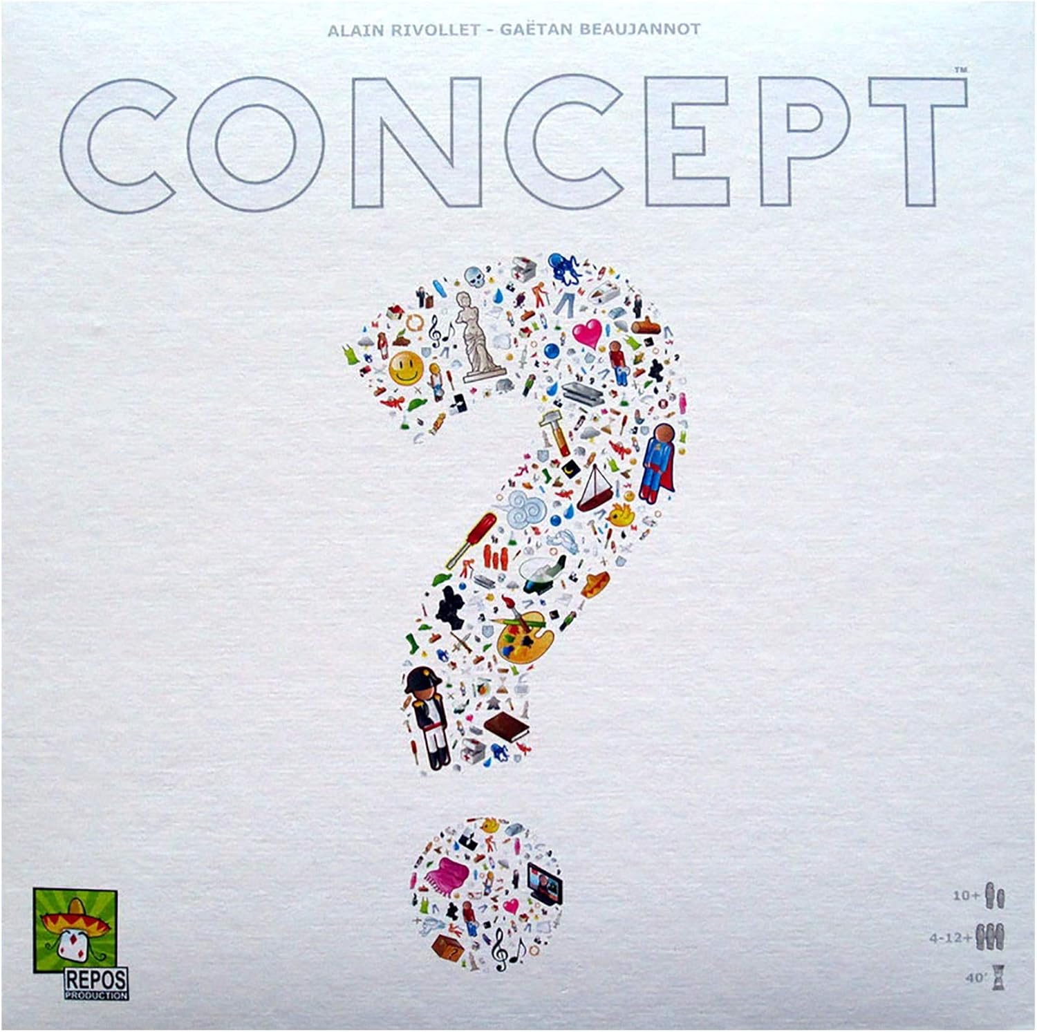 Concept Party Game | Award-Winning Board Game | Team-Based Guessing | Fun Family Game for Adults and Kids | Ages 10+ | 4-12+ Players | Average Playtime 40 Minutes | Made by Repos Production