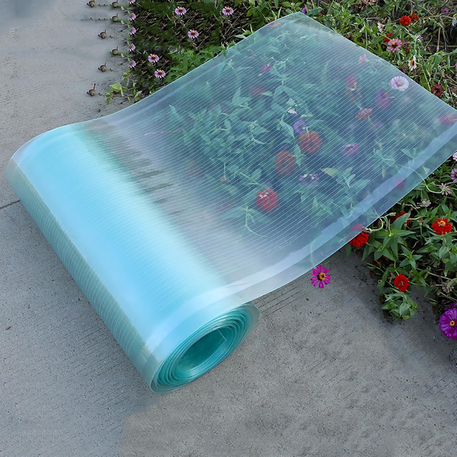 FENGSHOUU Transparent Roofing Sheet,1.5mm Glassfiber Sheet,UV Protection Rainproof Roof Cover,Impact Resistance Greenhouse Panels,for Car Shed,Canopy,Cold Frame (0.6m x 2m(1.97ft x 6.56ft))